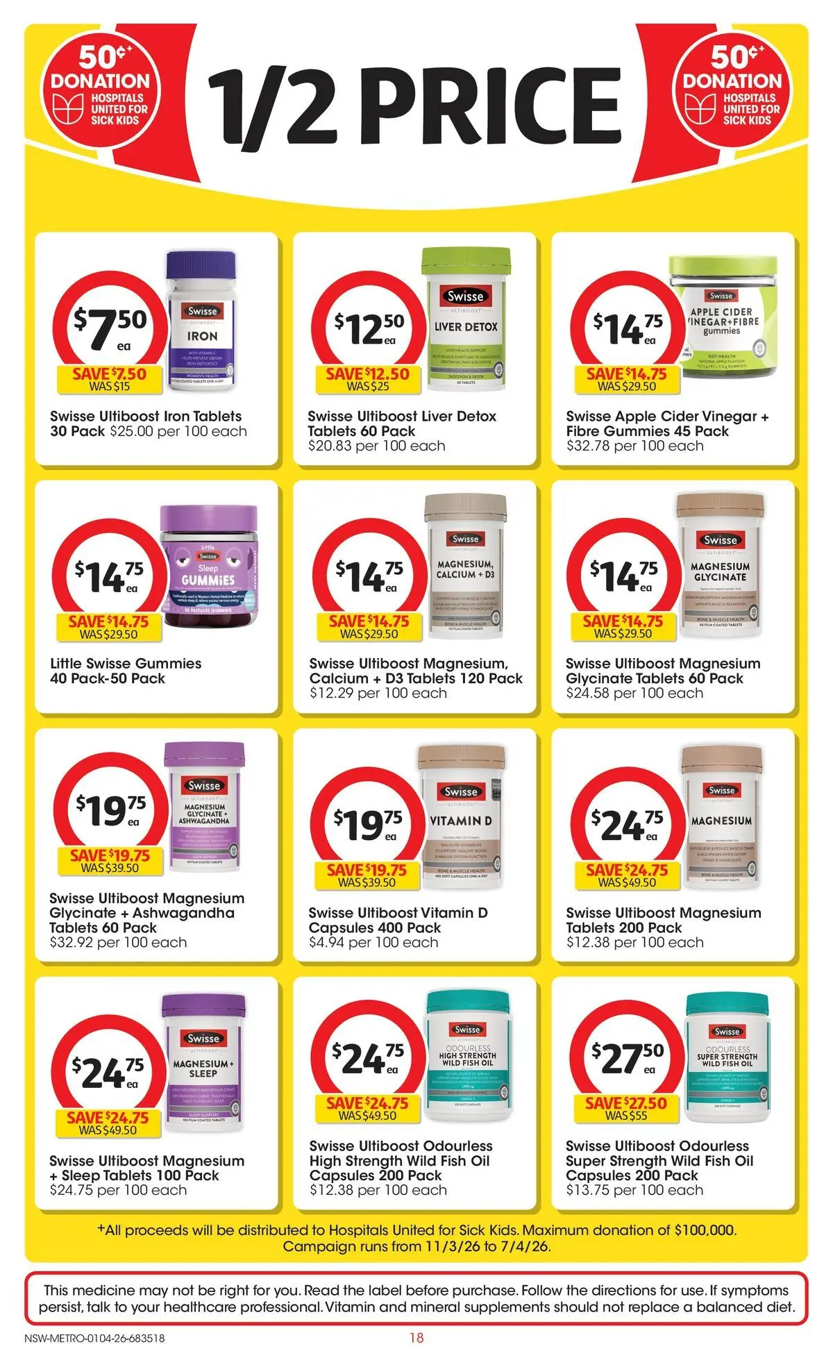 ﻿Coles catalogue valid from 01/04/2026 > Online Australia | Page: 18 | Products: Oil, Vinegar, Fish oil, Vitamin