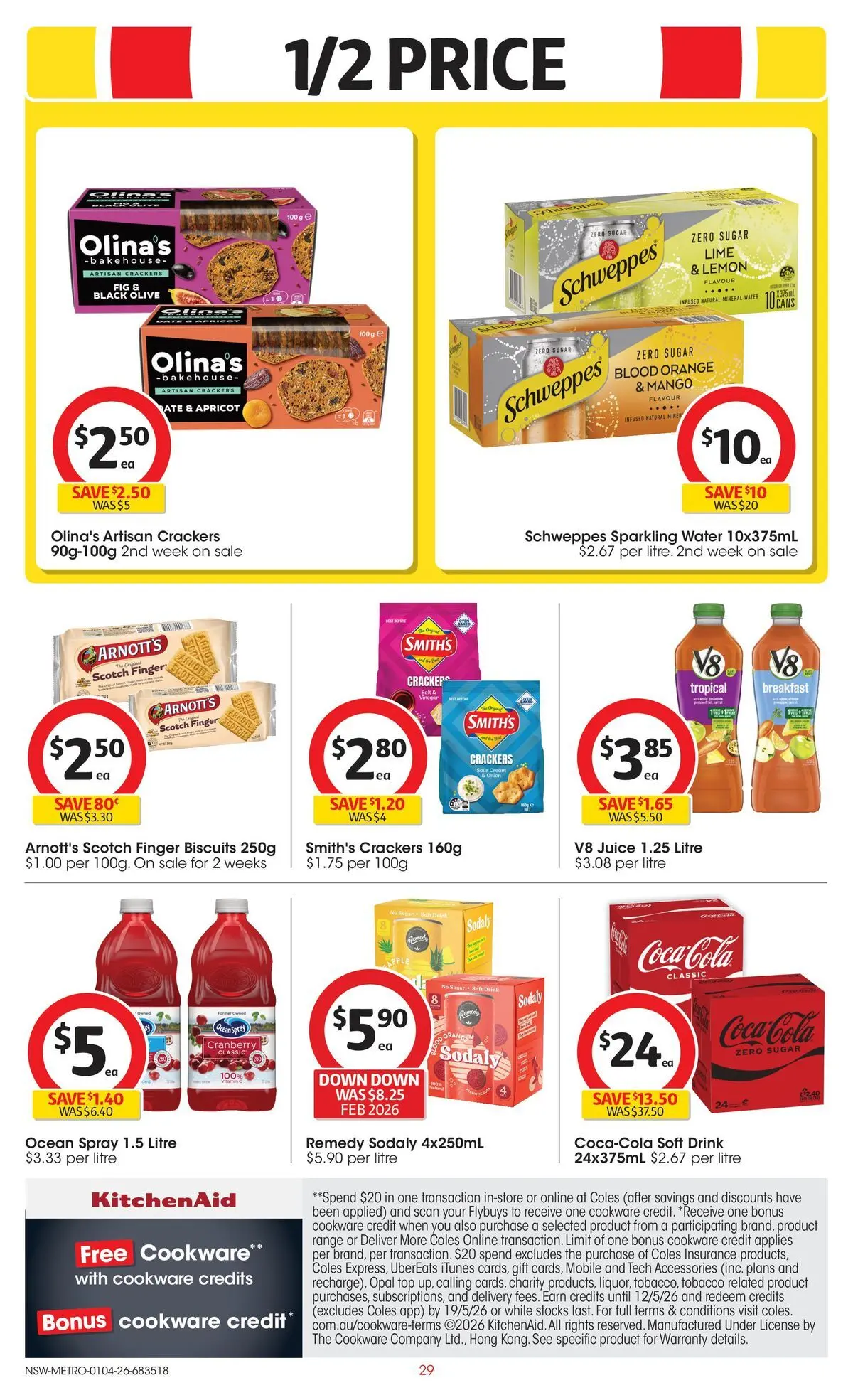 ﻿Coles catalogue valid from 01/04/2026 > Online Australia | Page: 29 | Products: Juice, Biscuits, Accessories, Mobile