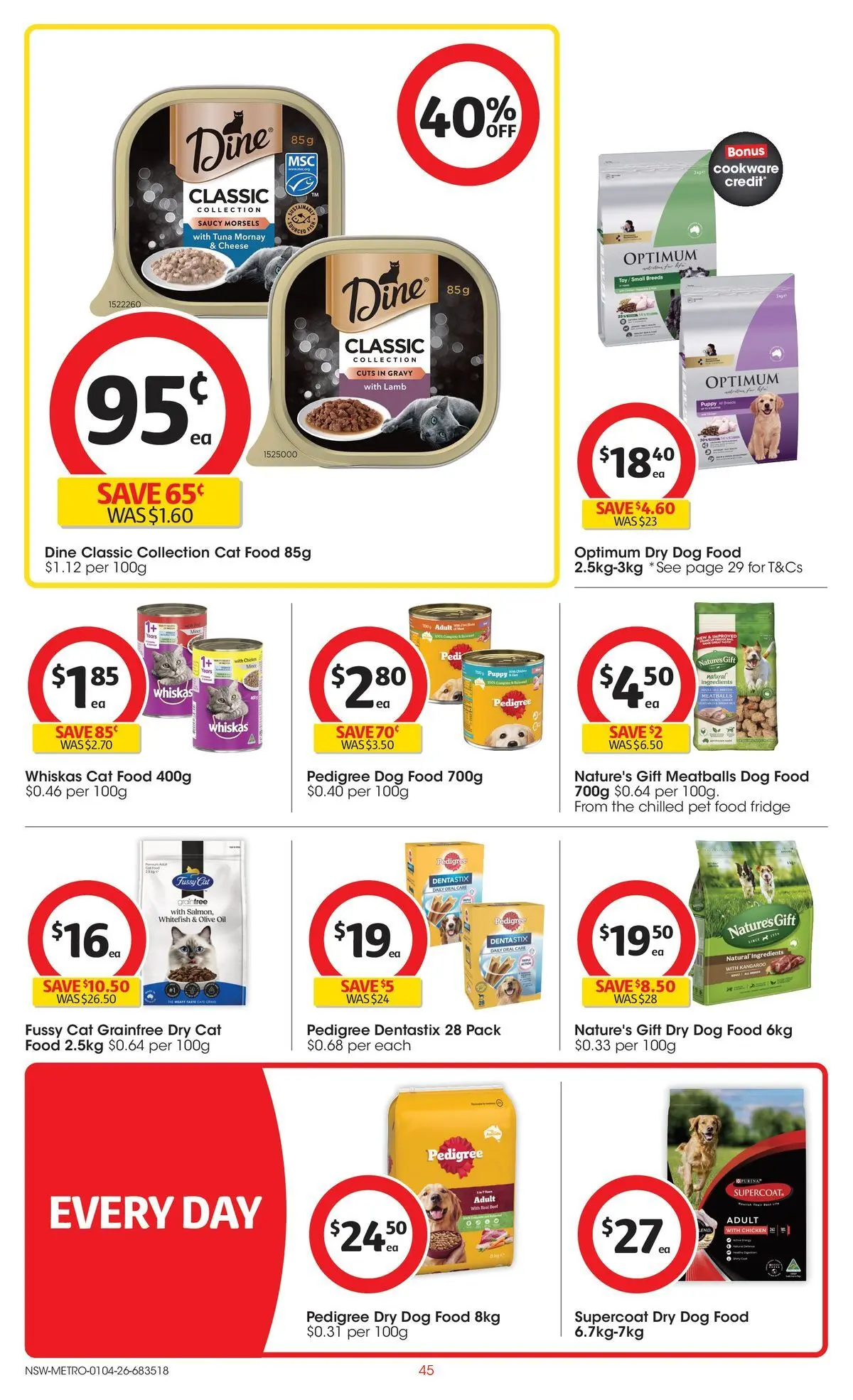 ﻿Coles catalogue valid from 01/04/2026 > Online Australia | Page: 45 | Products: Cheese, Lamb, Cookware, Fridge