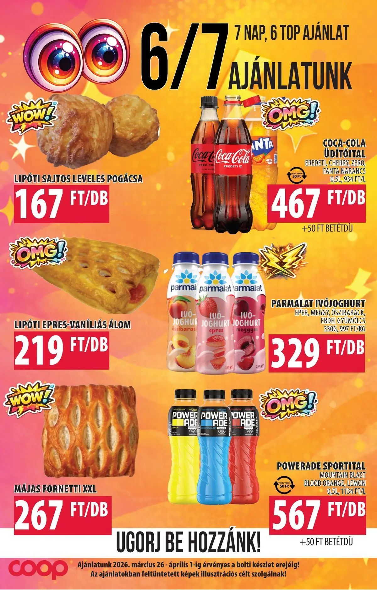 COOP Szolnok akciós újság Székesfehérvár - 2026.03.29. -tól/töl > akció, lapozható szórólap 🛍️ | Oldal: 5 | Termékek: Ivójoghurt, Cola, Joghurt, Narancs