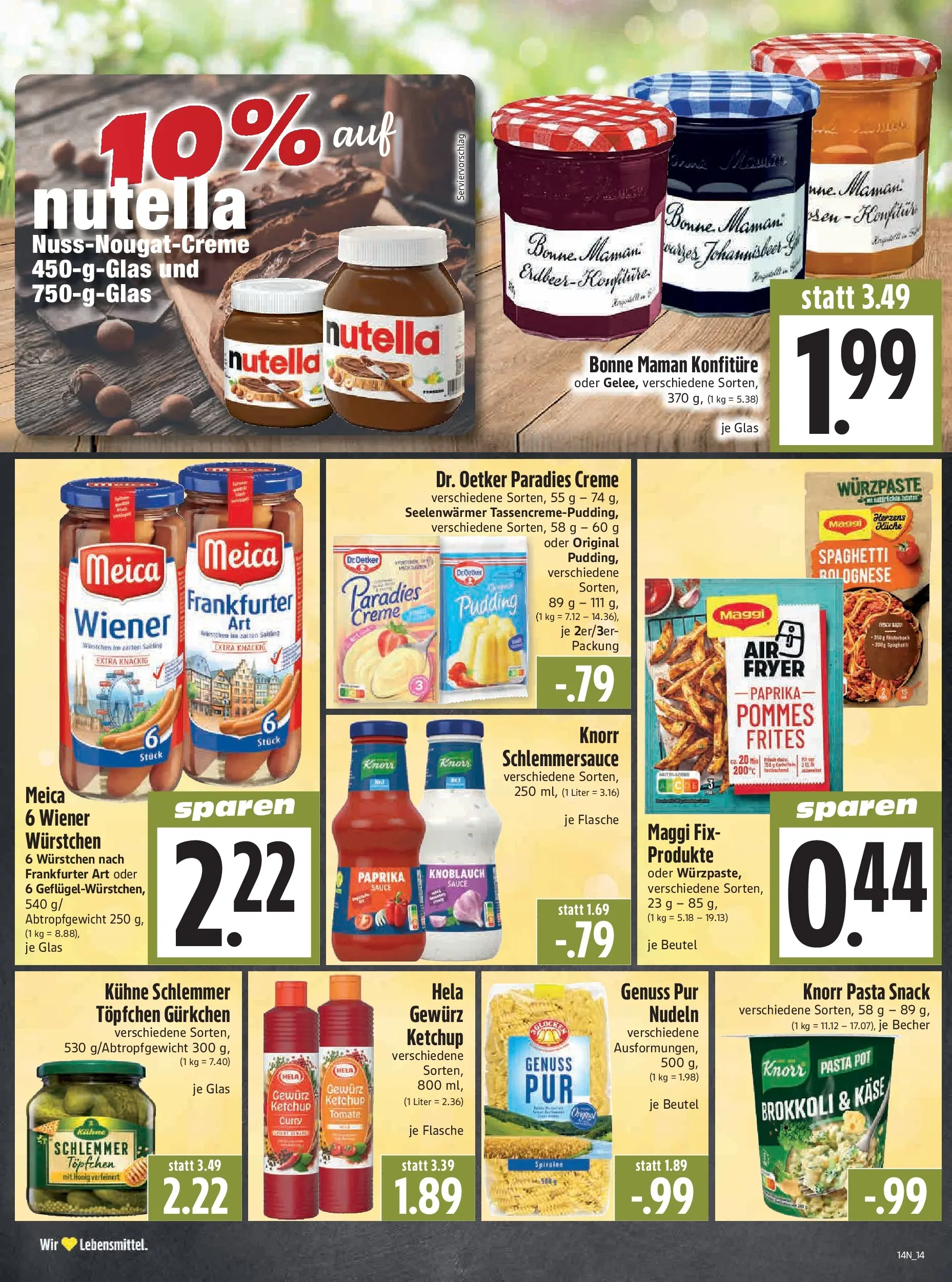 Angebote - Edeka Hahner: Wochenangebote (ab 29.03.2026) zum Blättern | Seite: 16 | Produkte: Käse, Paprika, Brokkoli, Knoblauch