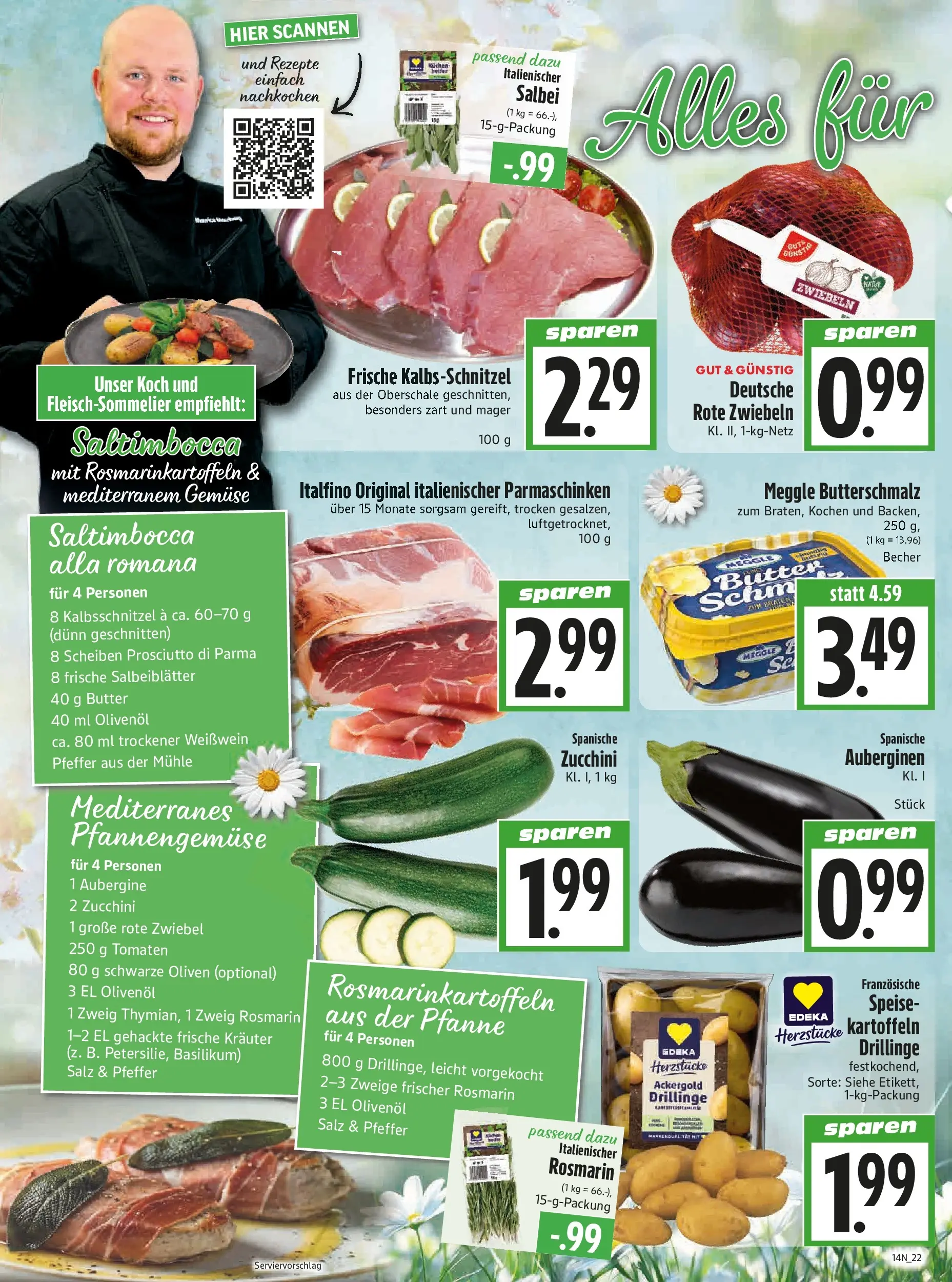 Angebote - Edeka Hahner: Wochenangebote (ab 29.03.2026) zum Blättern | Seite: 24 | Produkte: Mühle, Gemüse, Pfeffer, Aubergine