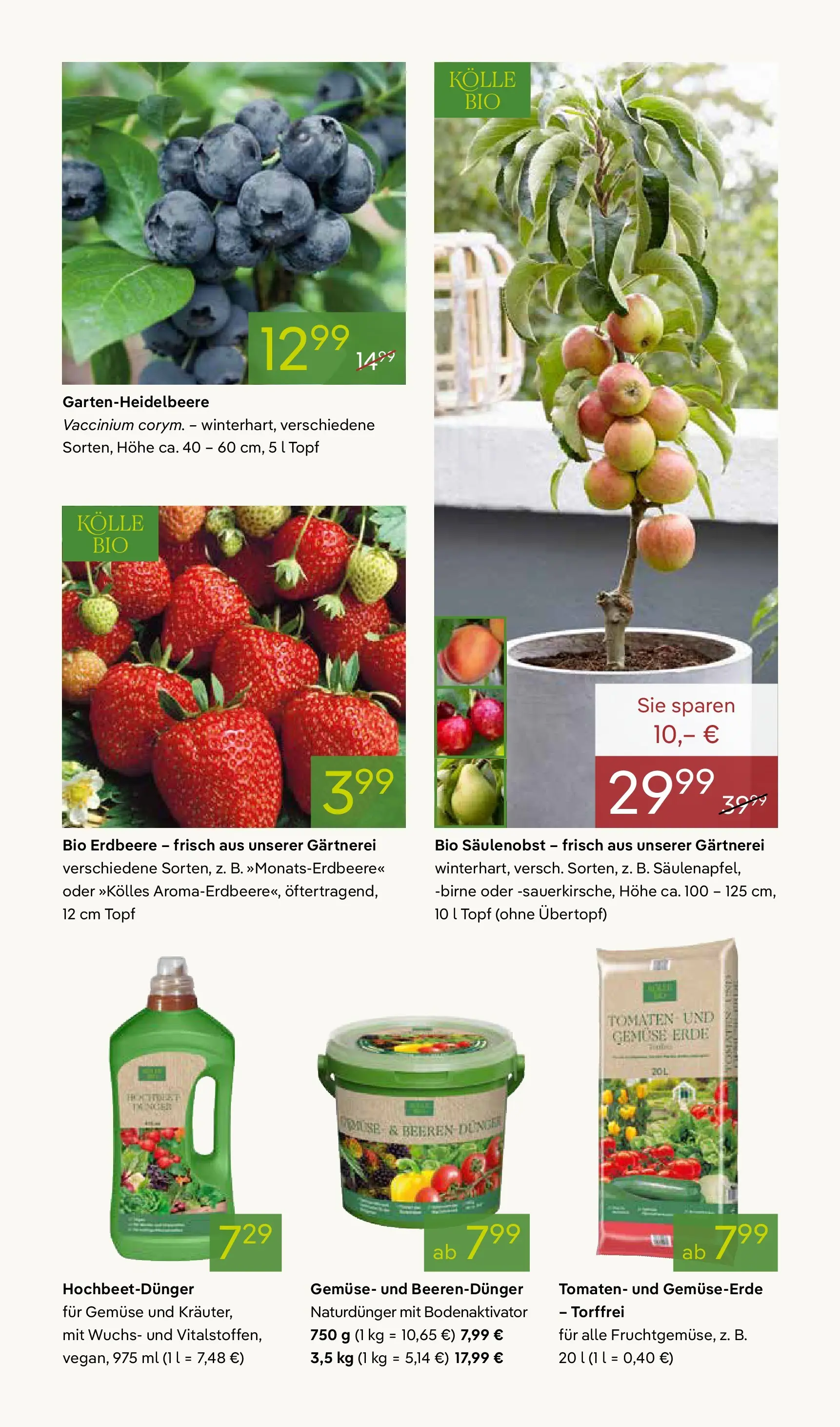 Pflanzen-Kölle - Pflanzen-Kölle: Frühling erleben (ab 06.04.2026) zum Blättern | Seite: 9 | Produkte: Tomaten, Gemüse, Birne