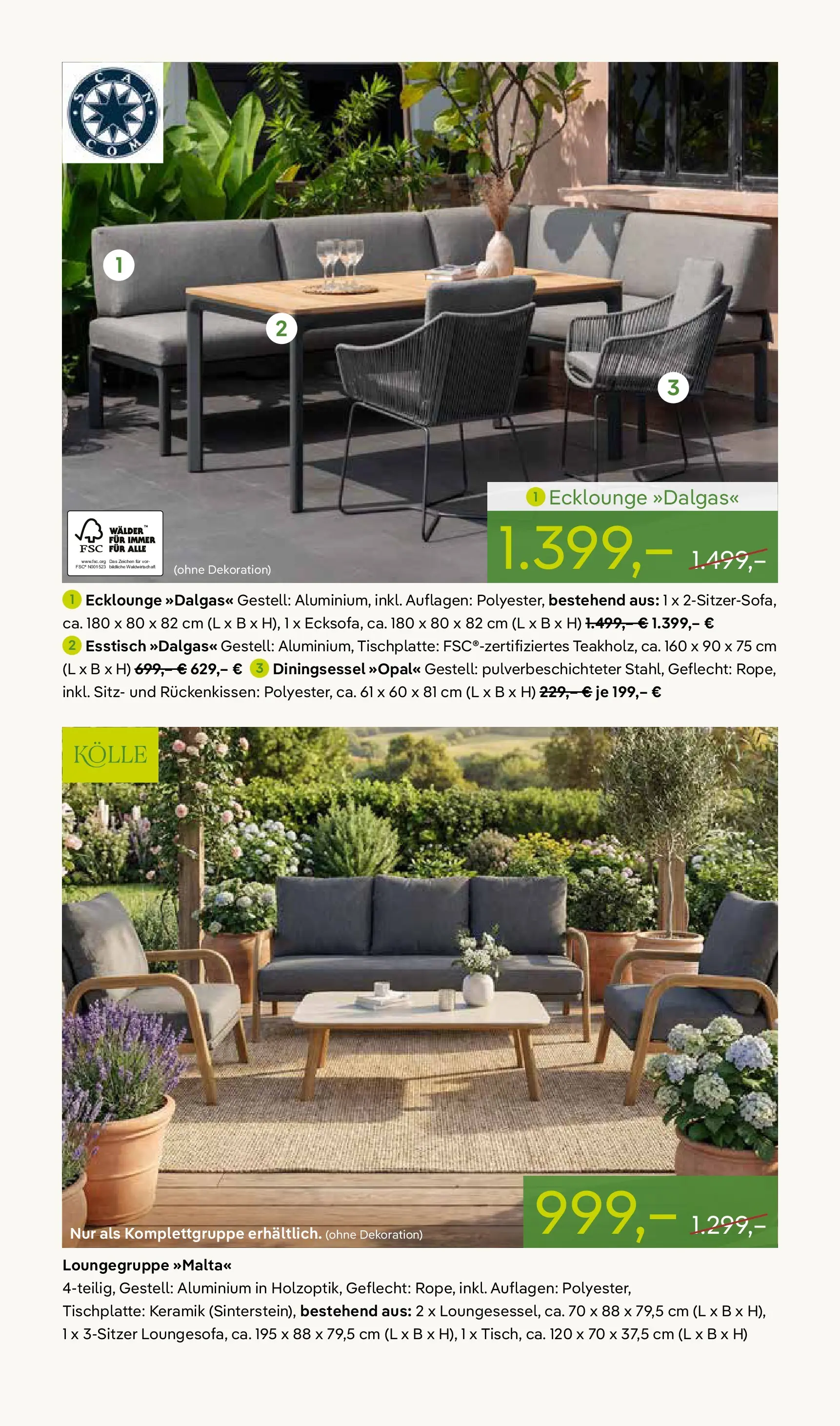 Pflanzen-Kölle - Pflanzen-Kölle: Frühling erleben (ab 06.04.2026) zum Blättern | Seite: 12 | Produkte: Esstisch