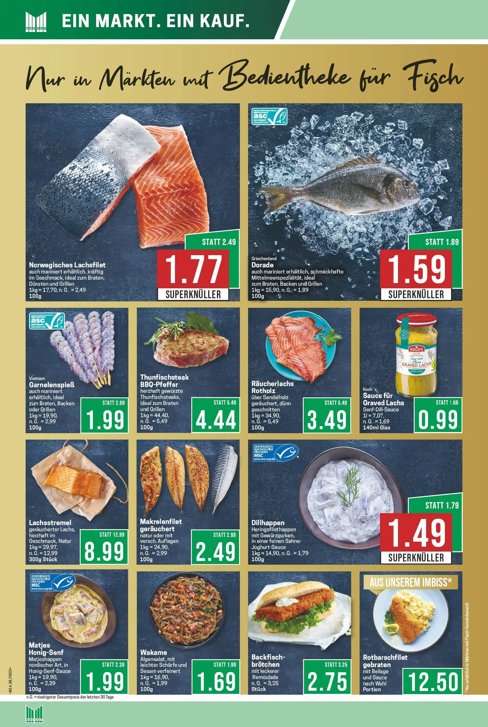 Marktkauf Prospekt Meppen	 (ab 30.03.2026) » Angebote online | Seite: 10 | Produkte: Dorade, Fisch, Lachs, Räucherlachs