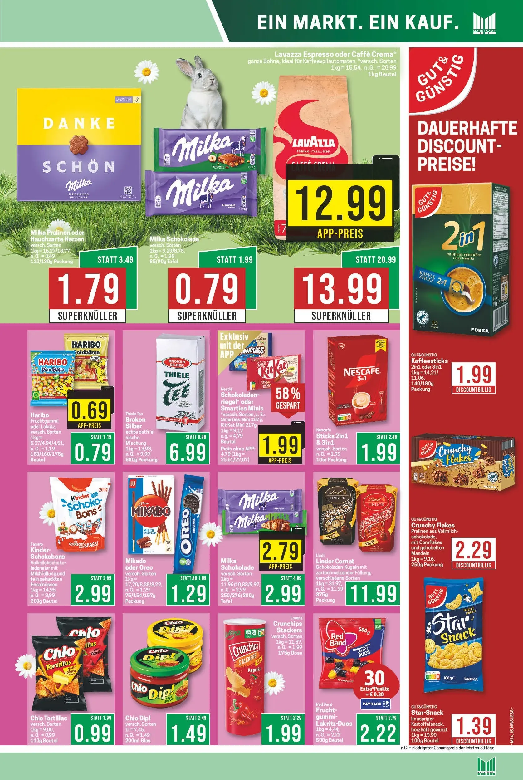 Marktkauf Prospekt Meppen	 (ab 30.03.2026) » Angebote online | Seite: 17 | Produkte: Lavazza, Haribo, Milka schokolade, Chio tortillas
