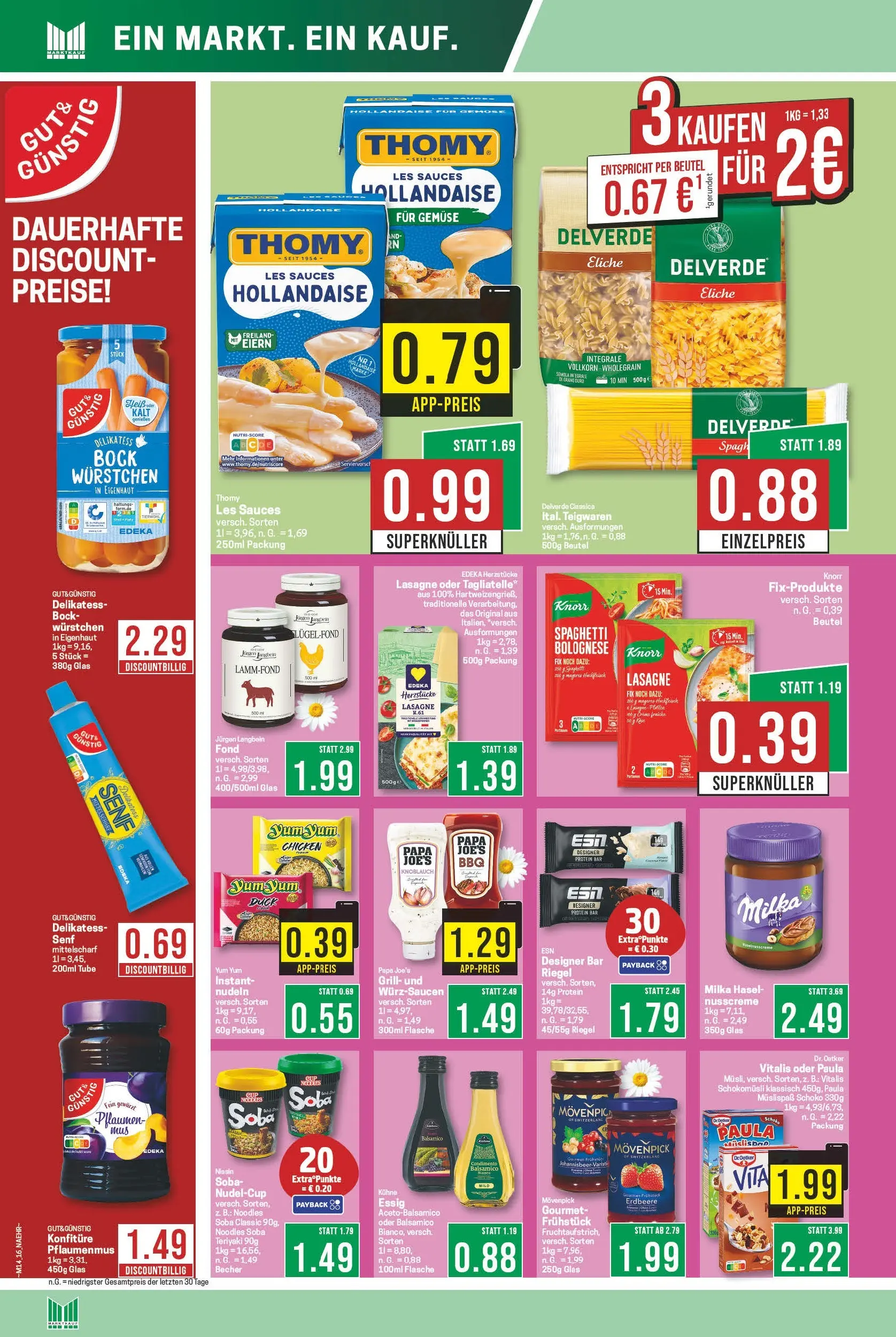 Marktkauf Prospekt Meppen	 (ab 30.03.2026) » Angebote online | Seite: 18 | Produkte: Grill, Balsamico, Knoblauch, Nudeln