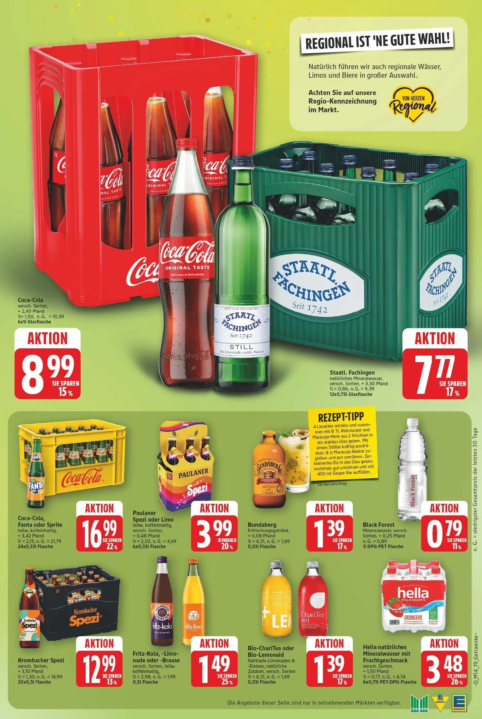 Marktkauf Prospekt Meppen	 (ab 30.03.2026) » Angebote online | Seite: 21 | Produkte: Fanta, Sprite, Limetten, Hella