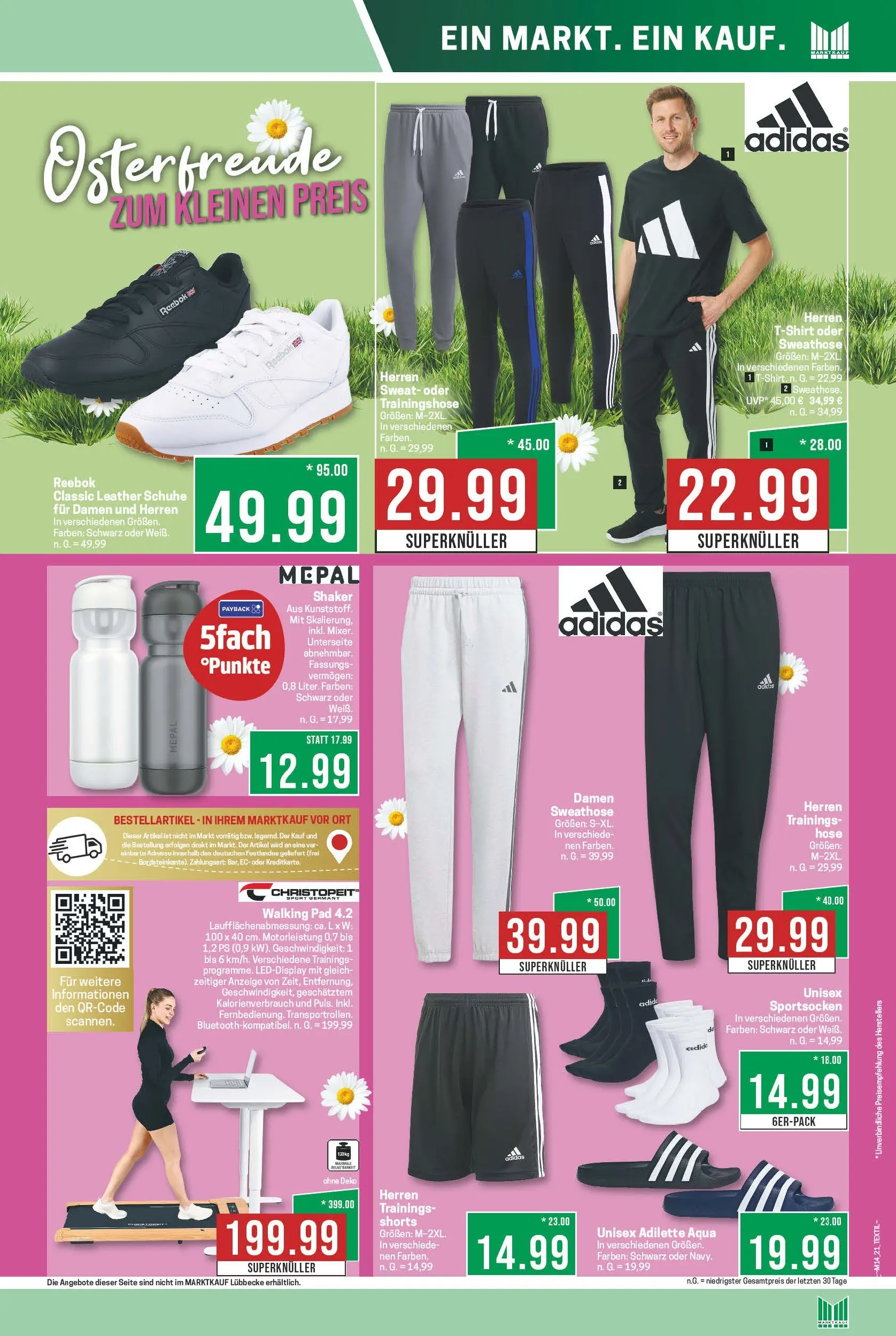 Marktkauf Prospekt Meppen	 (ab 30.03.2026) » Angebote online | Seite: 25 | Produkte: Sweathose, Trainingshose, Walking, Hose