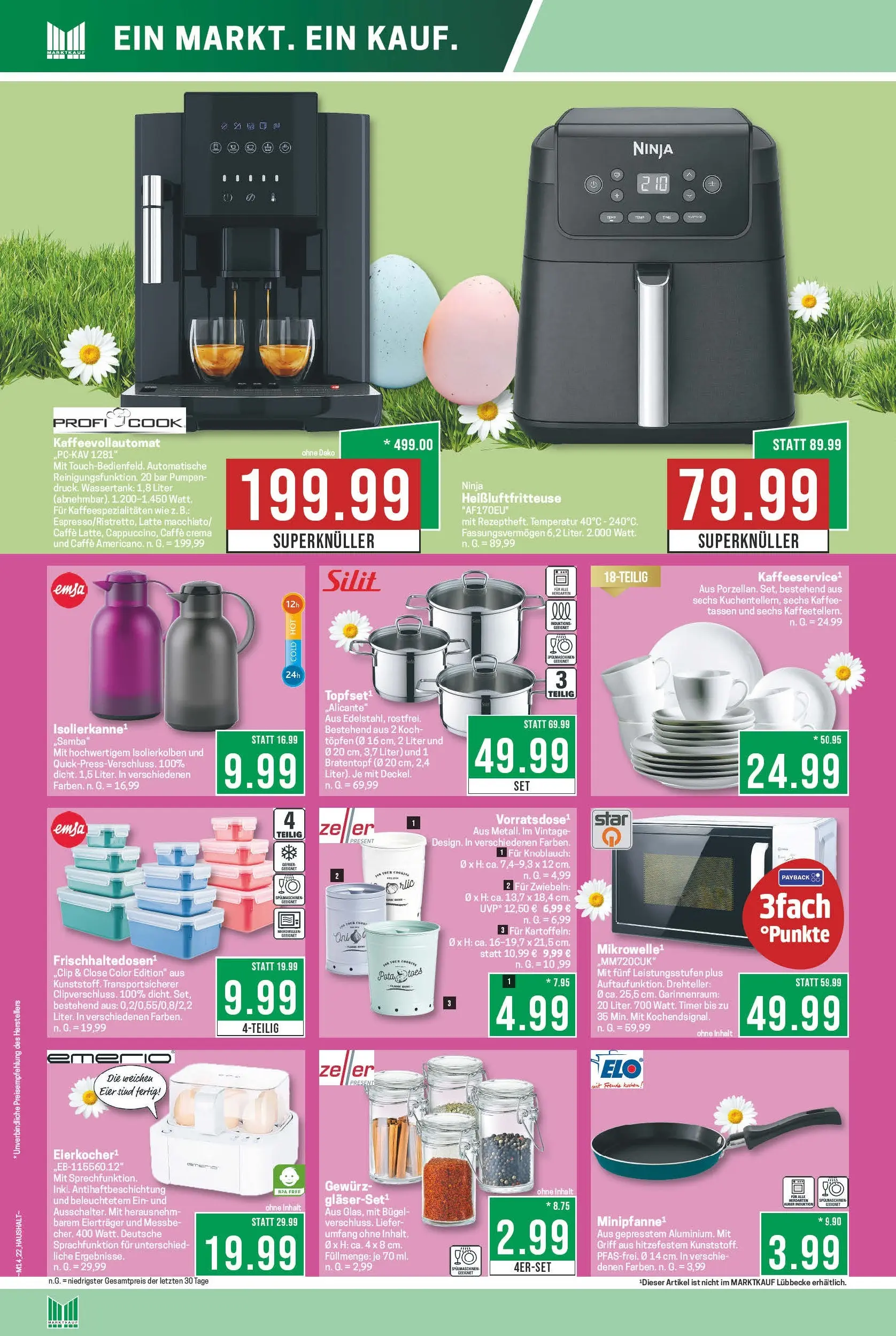 Marktkauf Prospekt Meppen	 (ab 30.03.2026) » Angebote online | Seite: 26 | Produkte: Eier, Kaffee, Kaffeevollautomat, Heißluftfritteuse