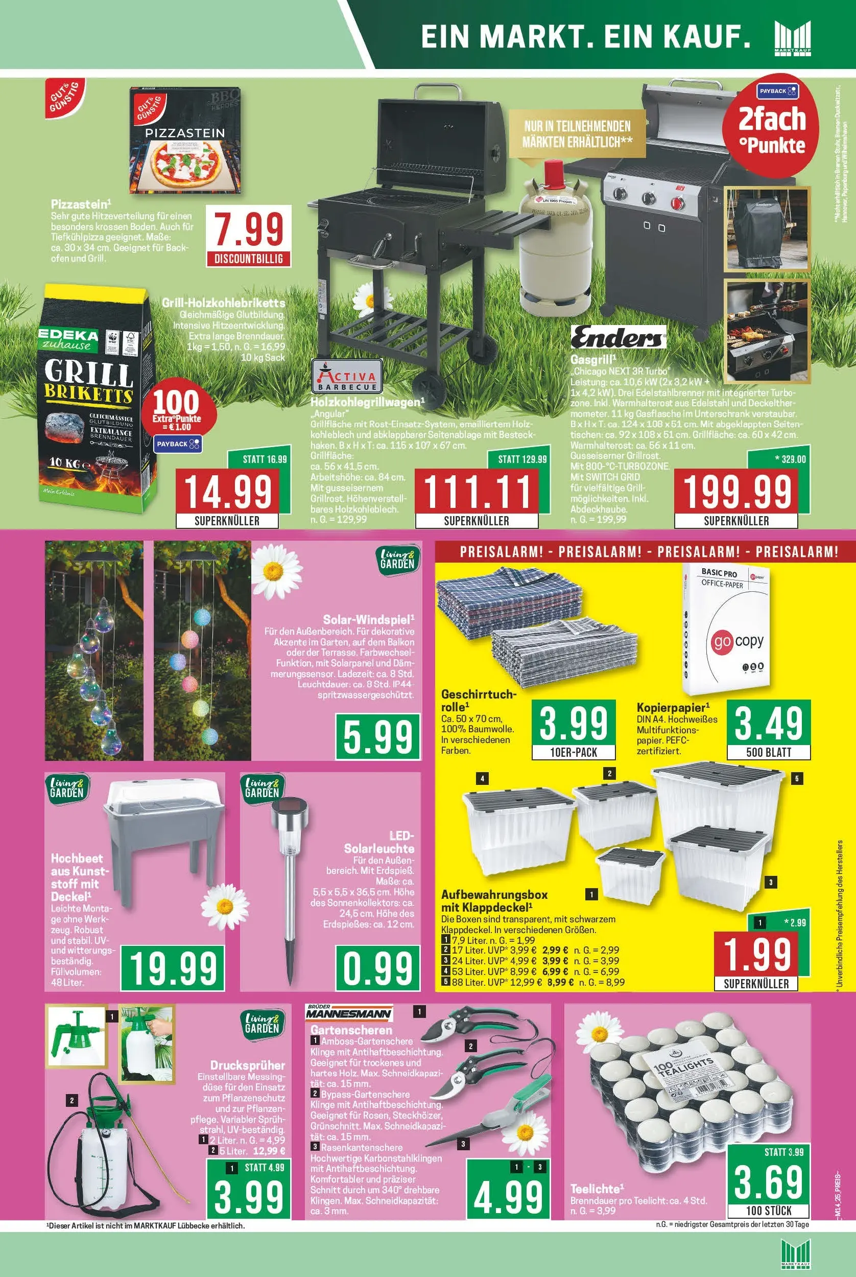 Marktkauf Prospekt Meppen	 (ab 30.03.2026) » Angebote online | Seite: 29 | Produkte: Hochbeet, Ofen, Tiefkühlpizza, Solarleuchte