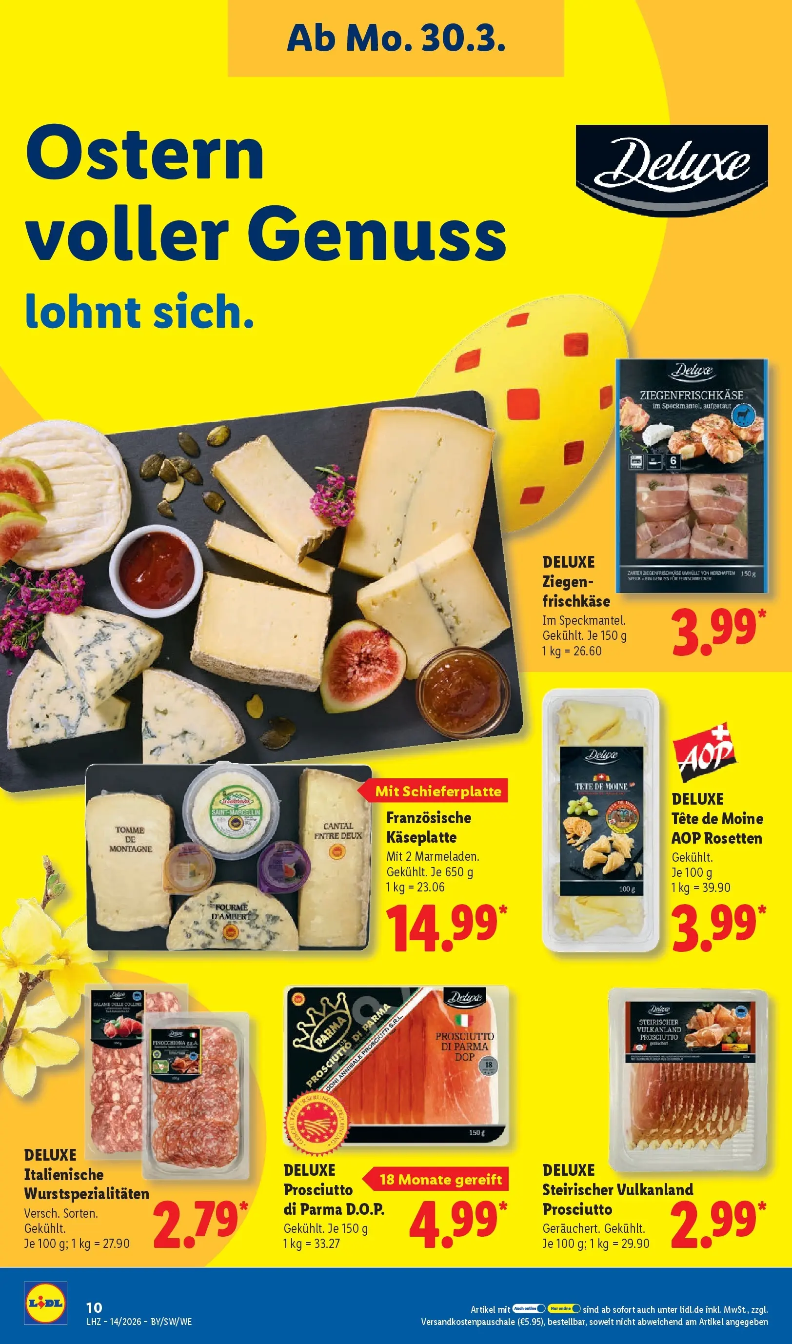 Lidl Prospekt Plettenberg (ab 29.03.2026) zum Blättern » Angebote | Seite: 22 | Produkte: Frischkase
