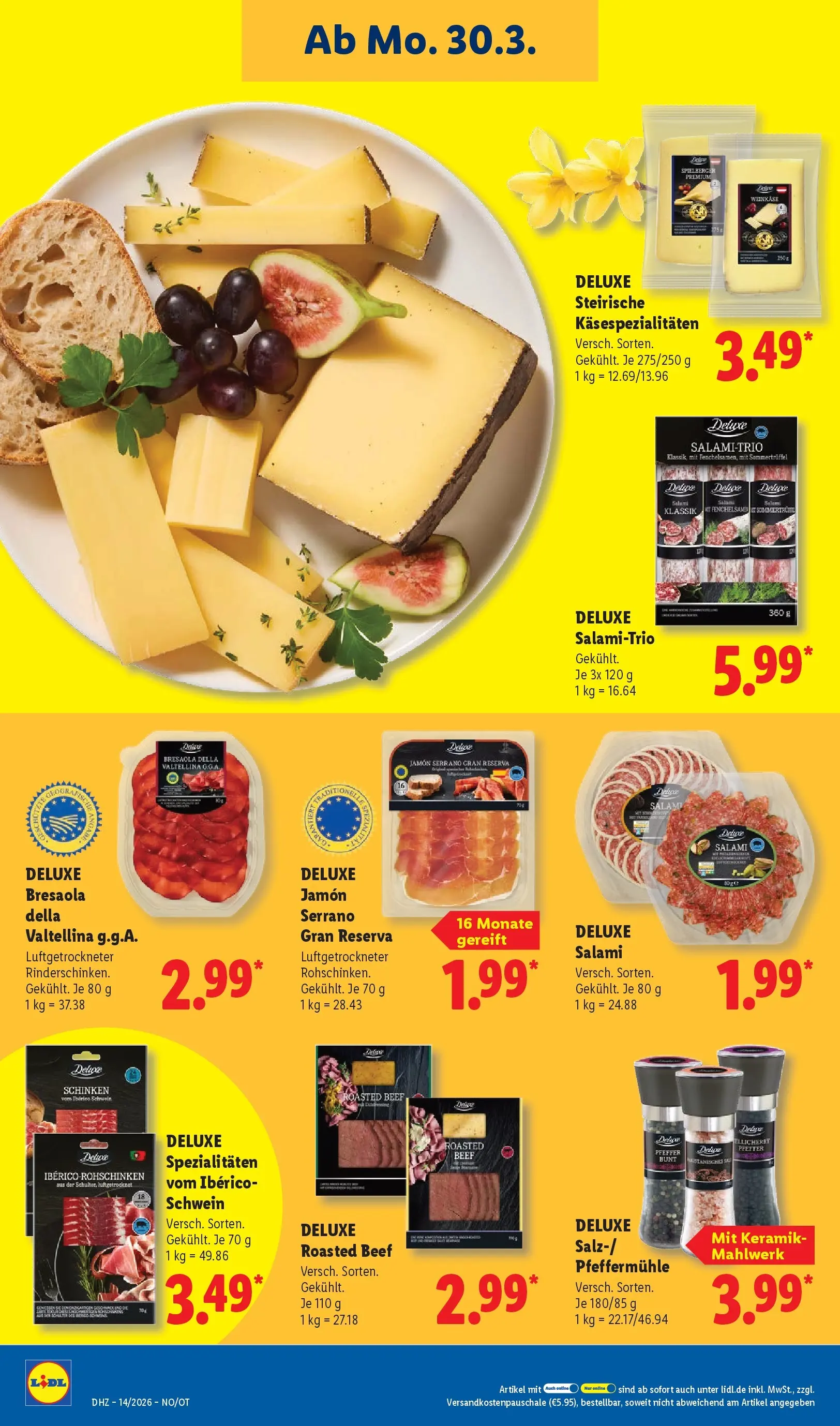 Lidl Prospekt Wahlstedt (ab 29.03.2026) » Angebote online | Seite: 20 | Produkte: Pfeffer, Salami, Schinken Lidl Prospekt Wahlstedt (ab 29.03.2026) zum Blättern » Angebote | Seite: 20 | Produkte: Pfeffer, Salami, Schinken