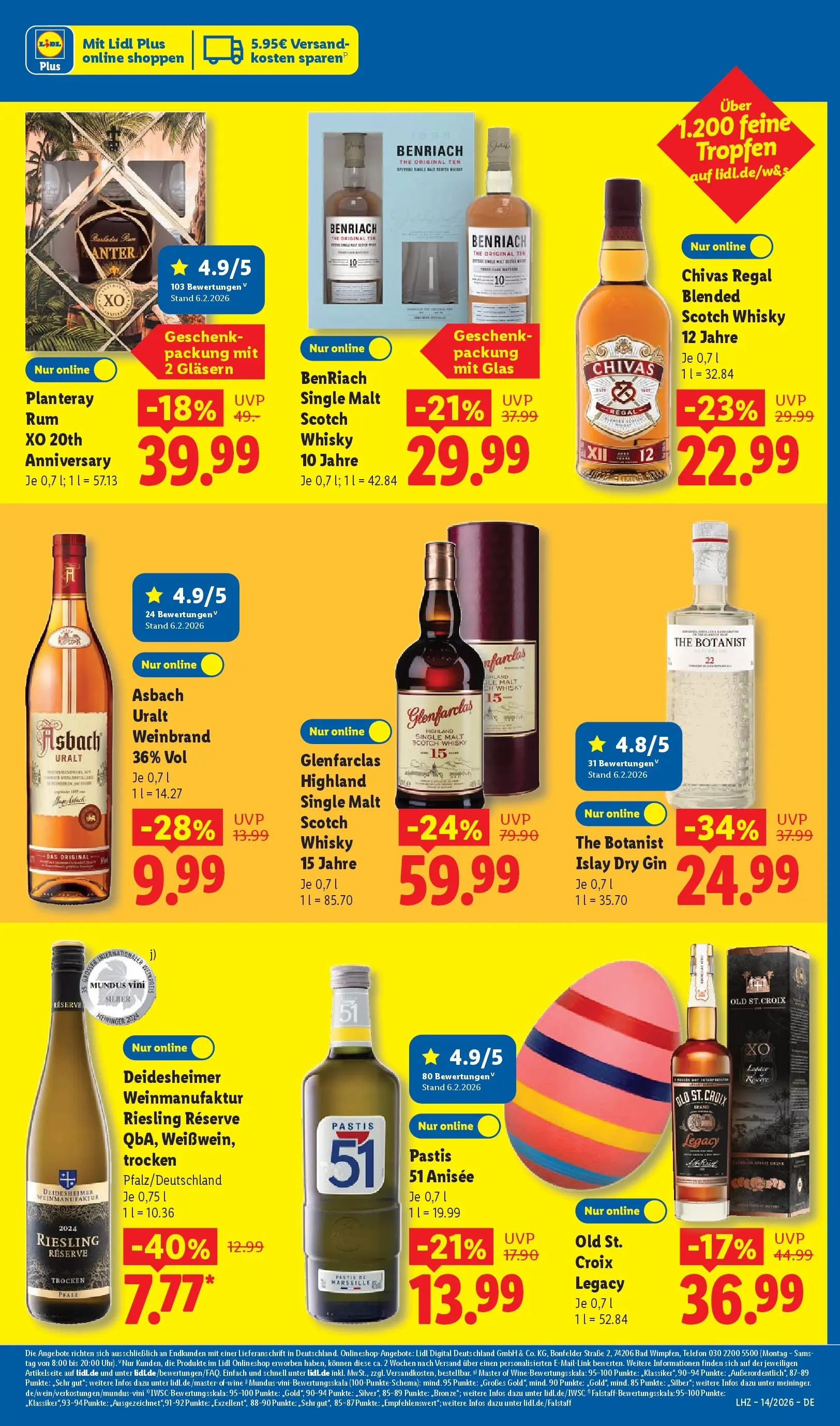 Lidl Prospekt Plettenberg (ab 29.03.2026) zum Blättern » Angebote | Seite: 27 | Produkte: Whisky, Regal, Bad, Telefon