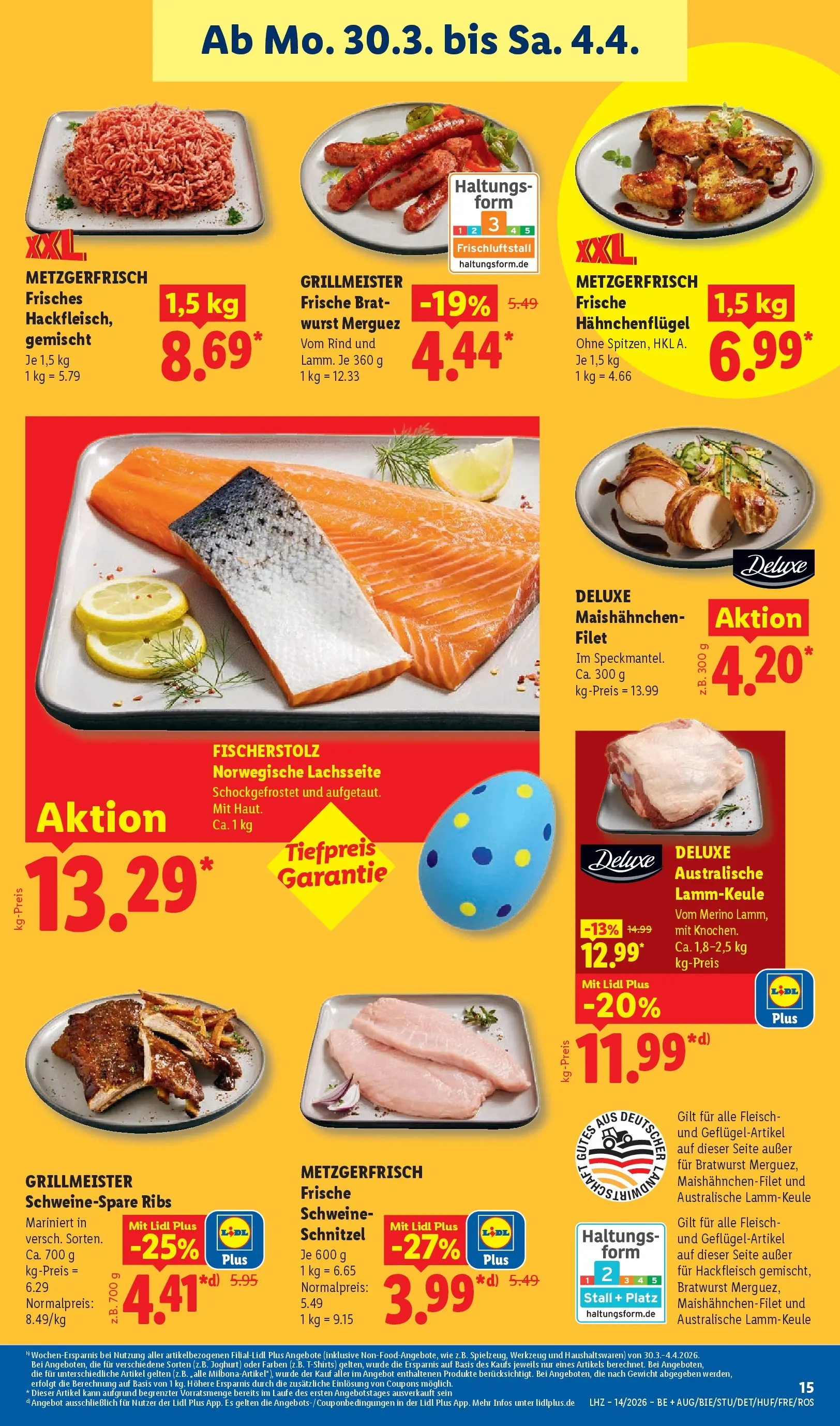 Lidl Prospekt Mahlow (ab 29.03.2026) » Angebote online | Seite: 33 | Produkte: Gewicht, Schnitzel, Wurst, Hackfleisch Lidl Prospekt Mahlow (ab 29.03.2026) zum Blättern » Angebote | Seite: 33 | Produkte: Gewicht, Schnitzel, Wurst, Hackfleisch