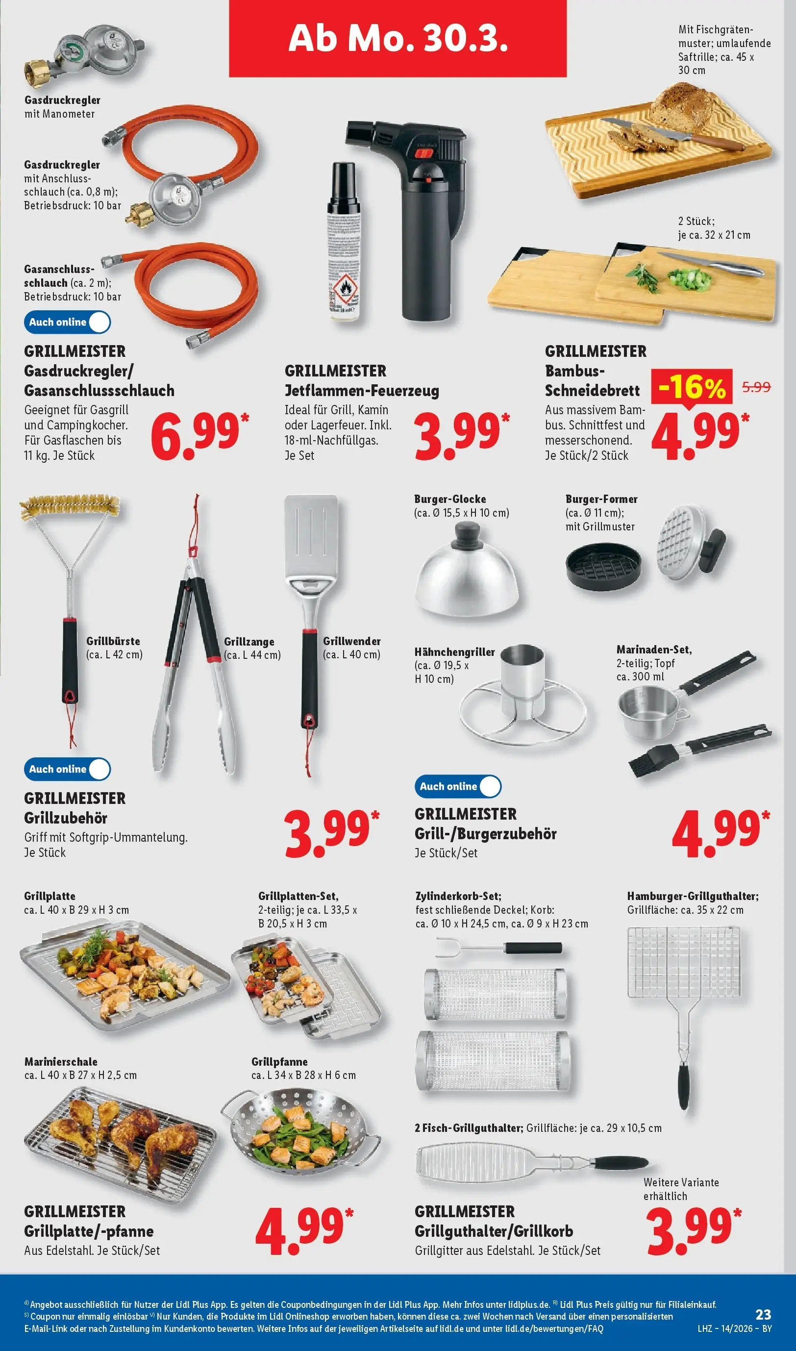Lidl Prospekt München-laim (ab 29.03.2026) zum Blättern » Angebote | Seite: 45 | Produkte: Manometer, Kamin, Korb