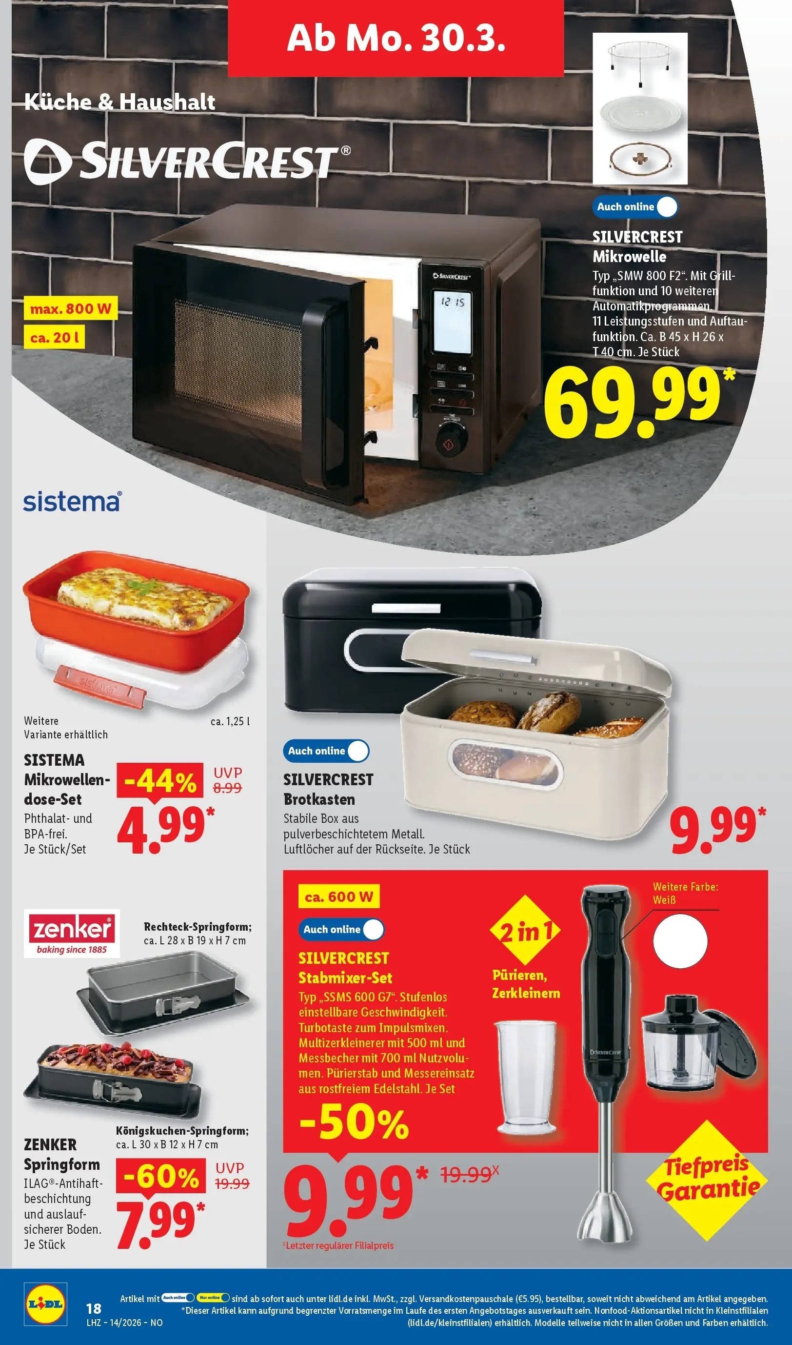 Lidl Prospekt Wahlstedt (ab 29.03.2026) » Angebote online | Seite: 34 | Produkte: Mikrowelle, Grill, Box, Küche Lidl Prospekt Wahlstedt (ab 29.03.2026) zum Blättern » Angebote | Seite: 34 | Produkte: Mikrowelle, Grill, Box, Küche