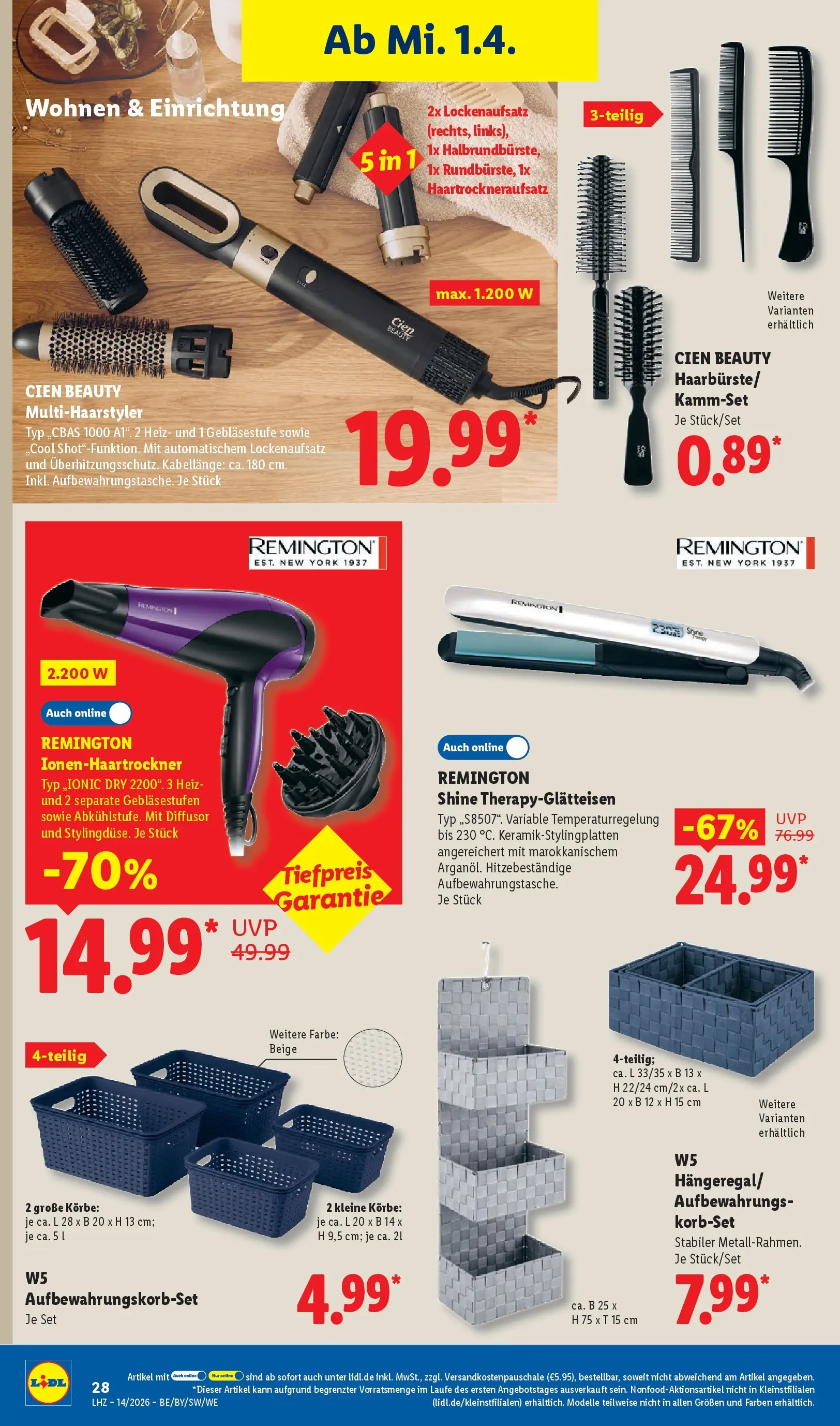 Lidl Prospekt Plettenberg (ab 29.03.2026) zum Blättern » Angebote | Seite: 52