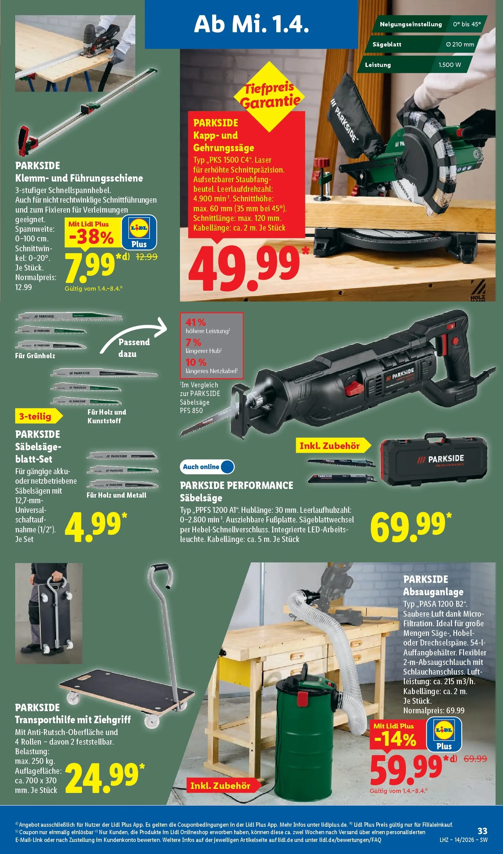 Lidl Prospekt Mühlacker (ab 29.03.2026) zum Blättern » Angebote | Seite: 57 | Produkte: Hobel