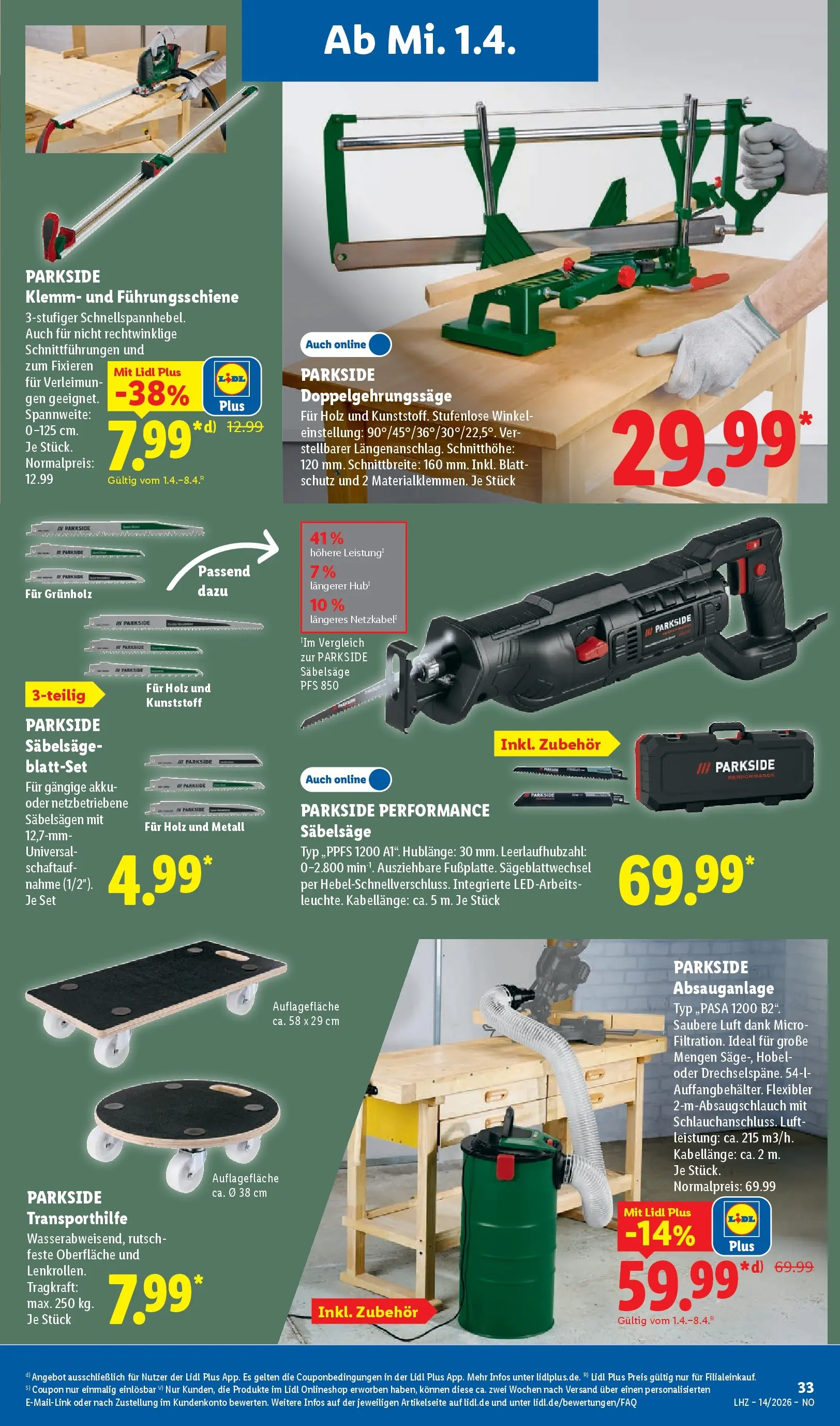 Lidl Prospekt Wahlstedt (ab 29.03.2026) » Angebote online | Seite: 55 | Produkte: Hobel Lidl Prospekt Wahlstedt (ab 29.03.2026) zum Blättern » Angebote | Seite: 55 | Produkte: Hobel