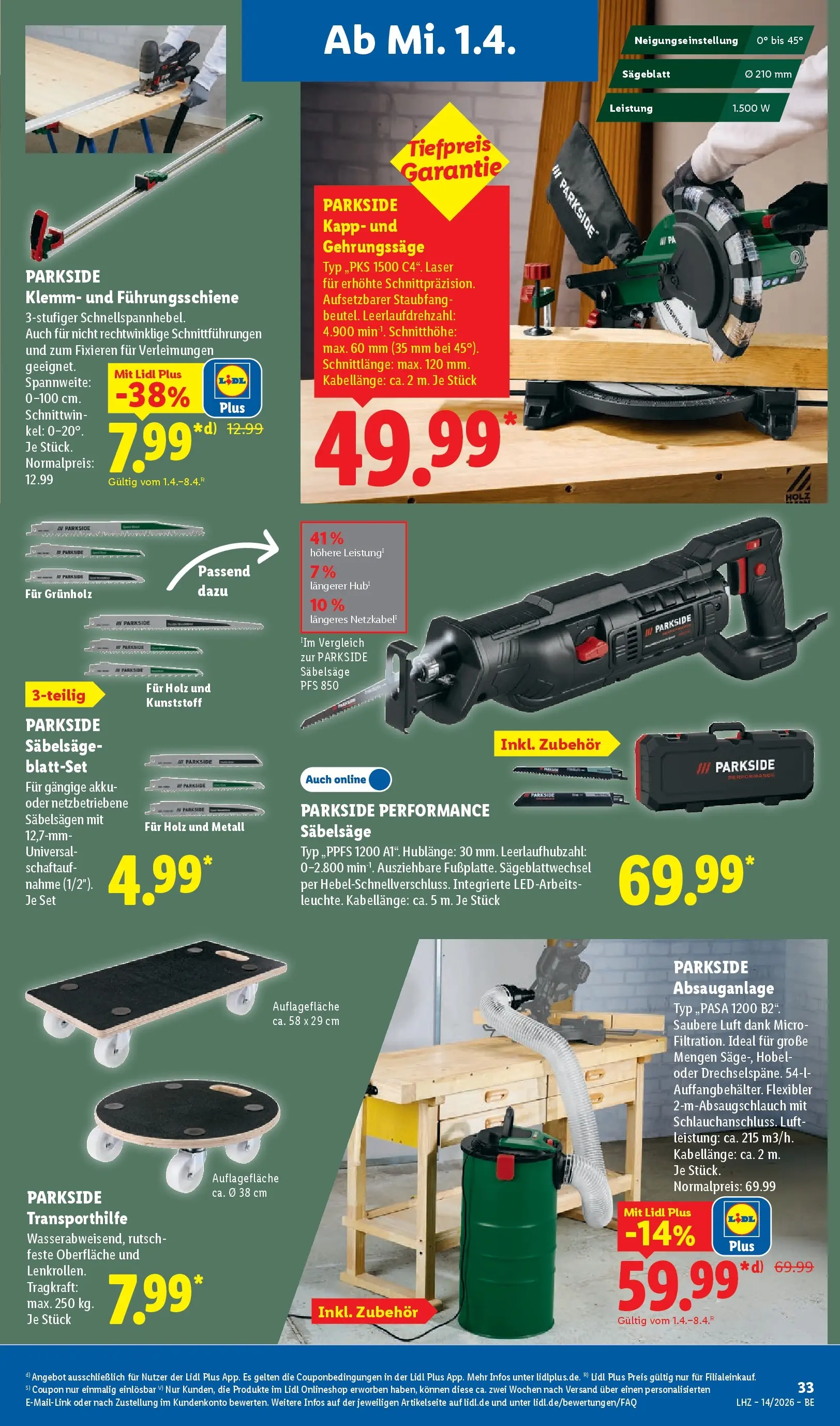 Lidl Prospekt Mahlow (ab 29.03.2026) » Angebote online | Seite: 57 | Produkte: Hobel Lidl Prospekt Mahlow (ab 29.03.2026) zum Blättern » Angebote | Seite: 57 | Produkte: Hobel