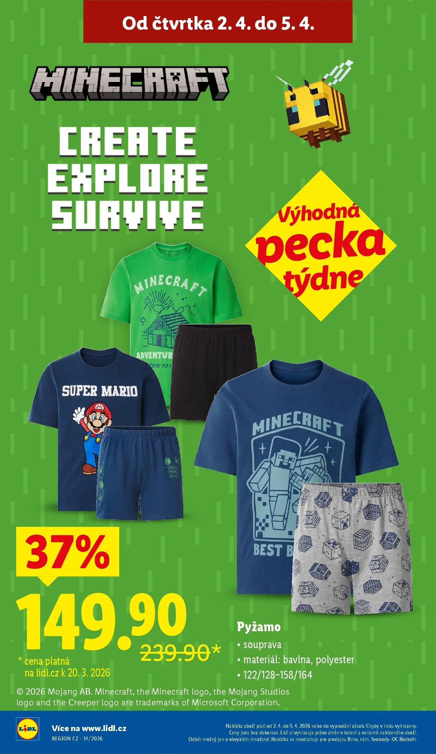 Lidl leták od 01.04.2026 - Nový akční leták | Strana: 6 | Produkty: Pyžamo