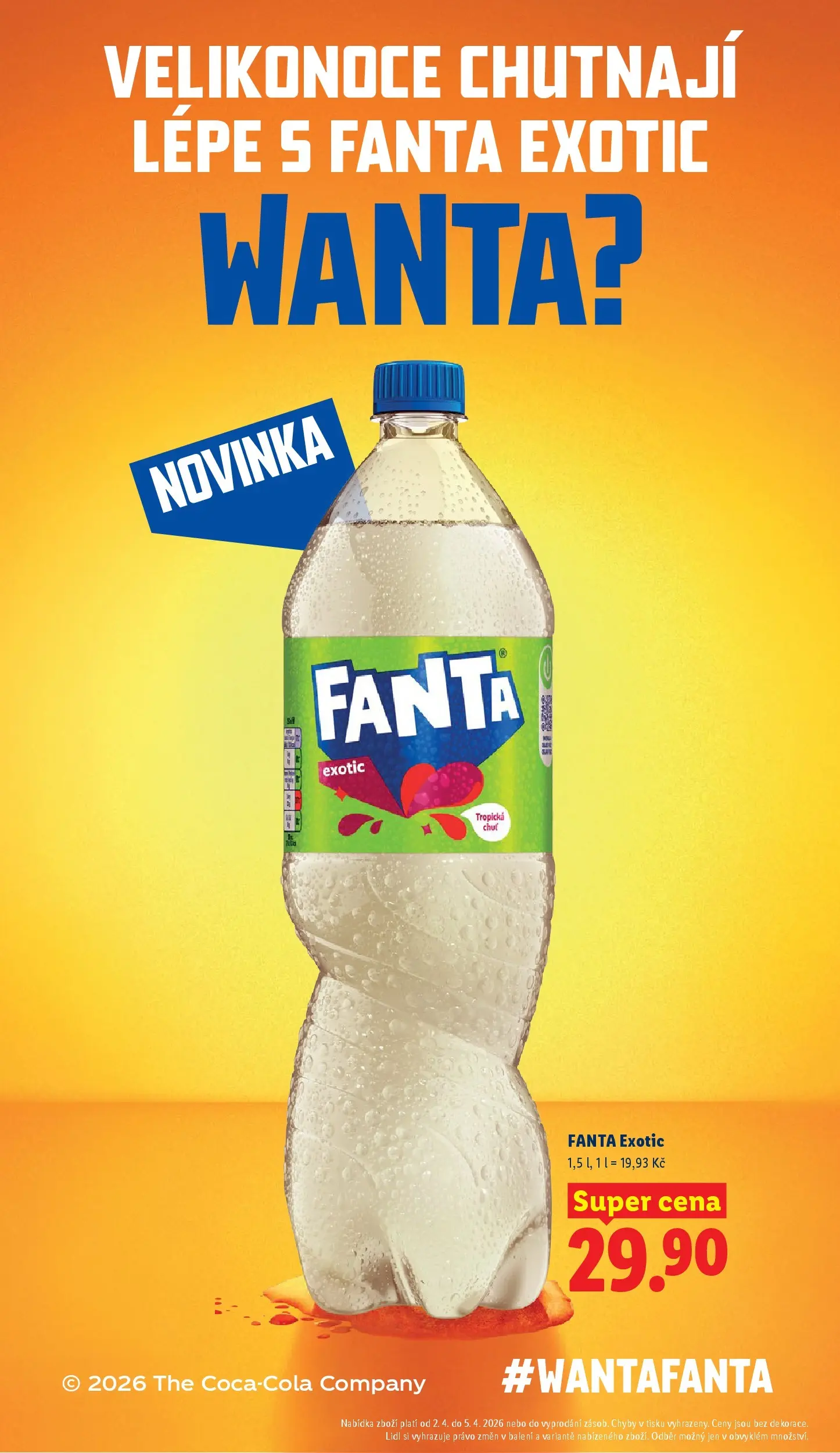 Lidl leták od 01.04.2026 - Nový akční leták | Strana: 23 | Produkty: Fanta