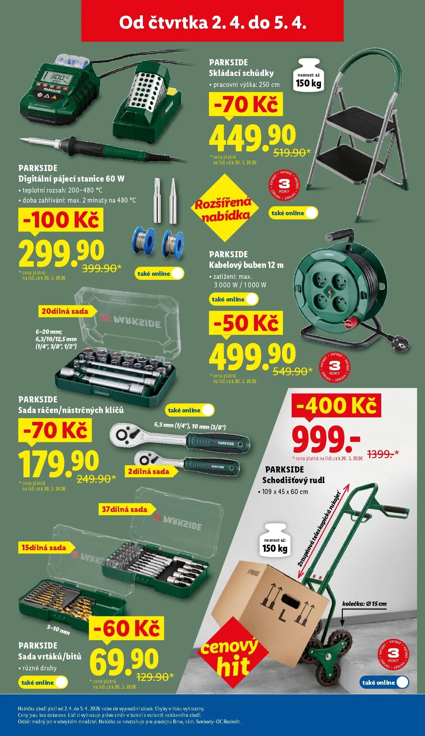 Lidl leták od 01.04.2026 - Nový akční leták | Strana: 35 | Produkty: Parkside, Buben, Rudl, Pájecí stanice