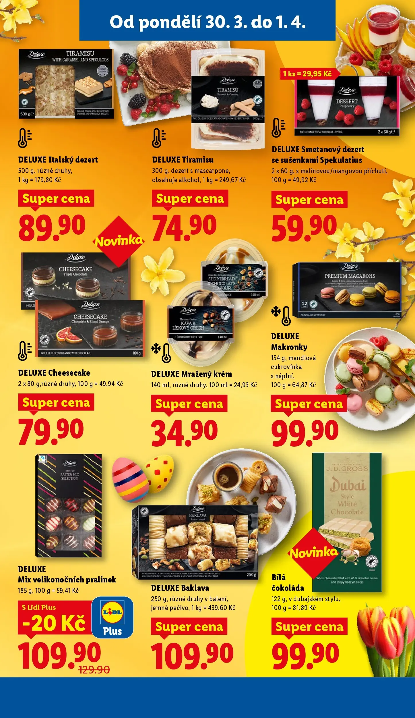 Lidl leták od 29.03.2026 - Nový akční leták | Strana: 17 | Produkty: Tiramisu, Krém, Deluxe, Spekulatius
