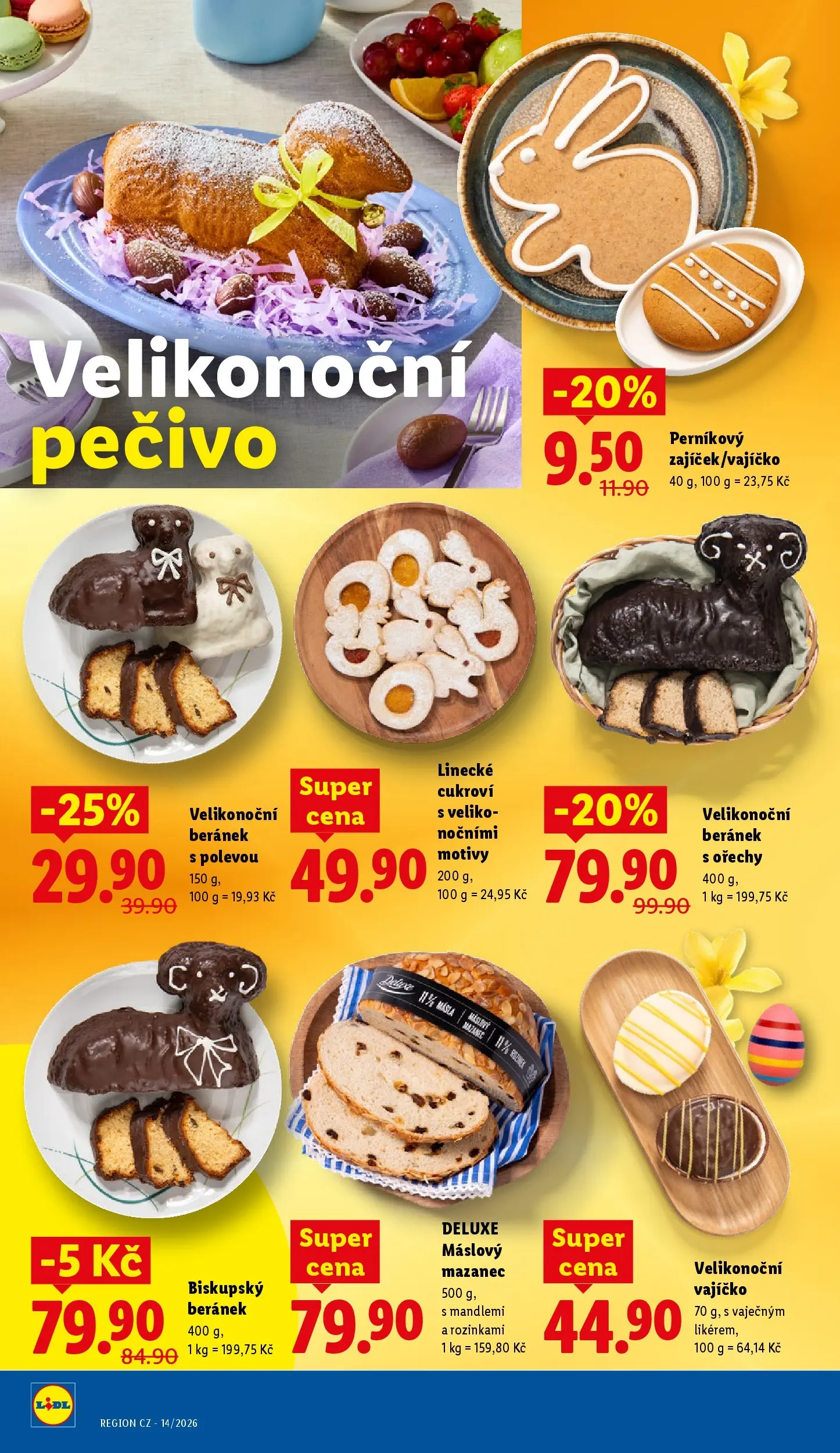 Lidl leták od 29.03.2026 - Nový akční leták | Strana: 18 | Produkty: Ořechy, Cookies, Deluxe, Mazanec