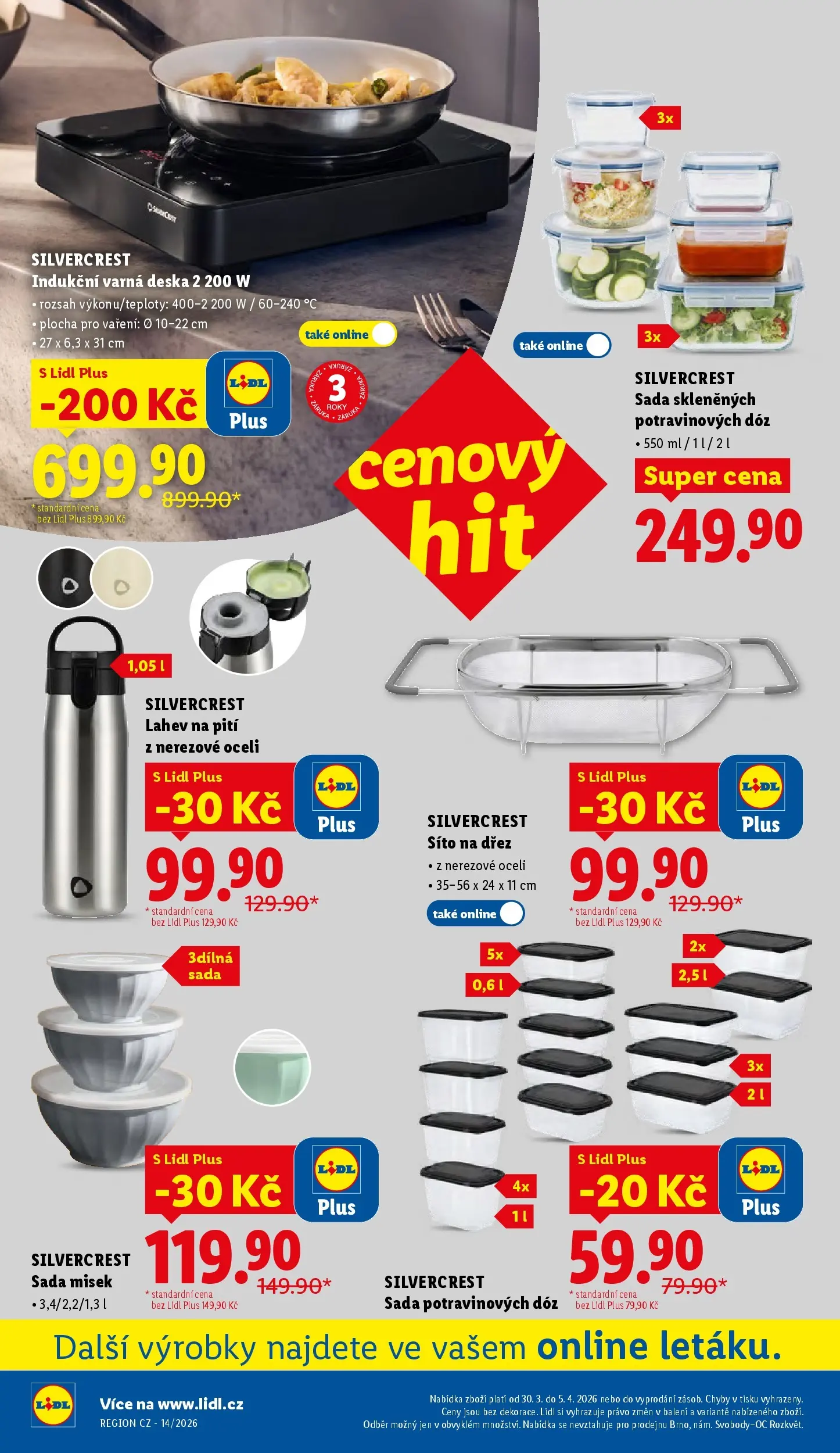Lidl leták od 29.03.2026 - Nový akční leták | Strana: 32 | Produkty: Dřez, Varná deska, Láhev