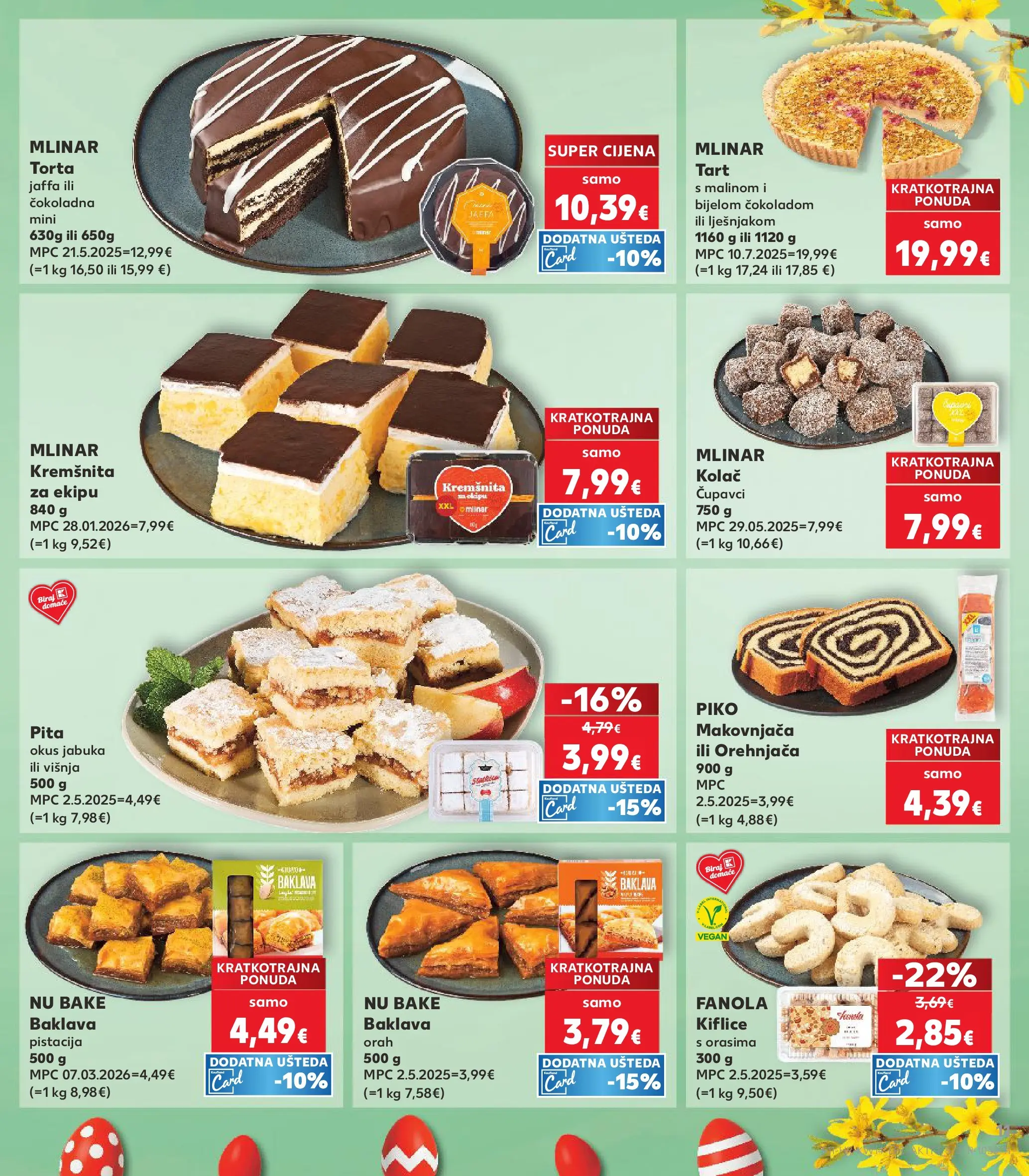 Kaufland - Kaufland katalog do 07.04.2026 novi od 31.03.2026 na listanje > letak digitalni | Stranica: 11 | Proizvodi: Kiflice, Pita, Jabuka, Orah