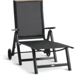 JYSK JYSK Шезлонг BREDSTEN Ш79xД187 черен