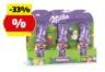 MILKA Schmunzelhasen, 3 x 15 g
