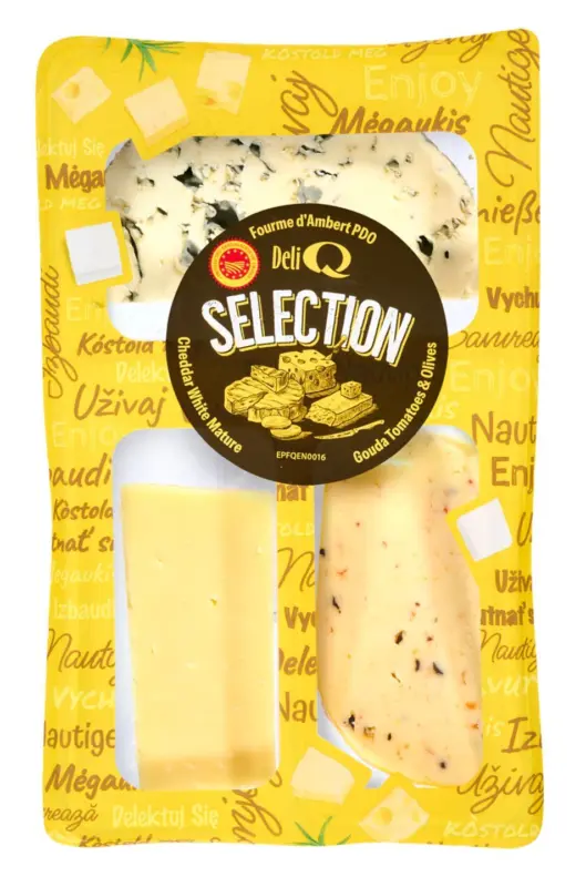 DELIQ Микс сирена чедър, синьо сирене и гауда