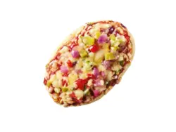 Пица с карфиол, лук и чушка