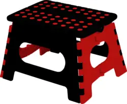 Сгъваемо столче 35 х 27 х 22 см