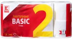 K-Classic Тоалетна хартия двупластова 8 бр