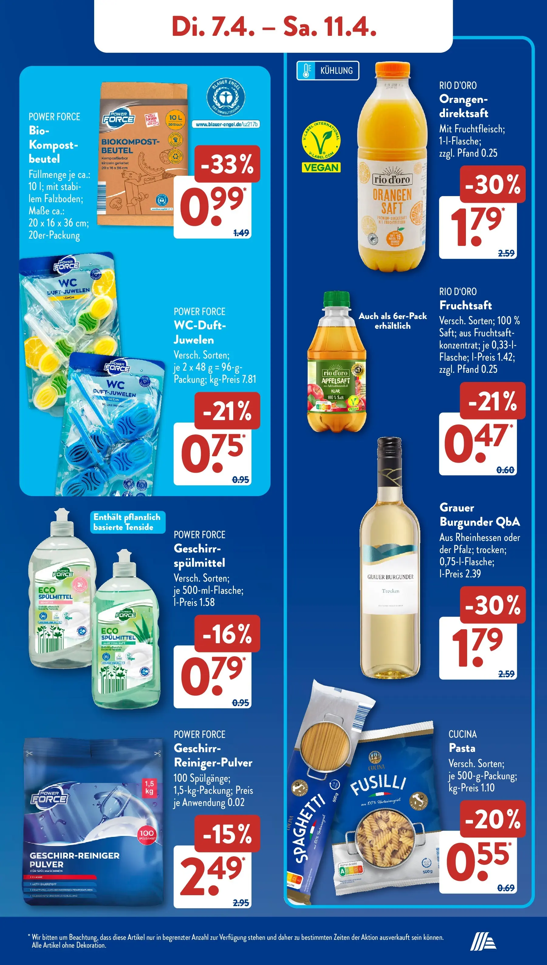 Aldi Süd - Aldi Süd: Wochenangebote (ab 05.04.2026) zum Blättern | Seite: 7 | Produkte: Duft, Apfelsaft, Saft, Fruchtsaft