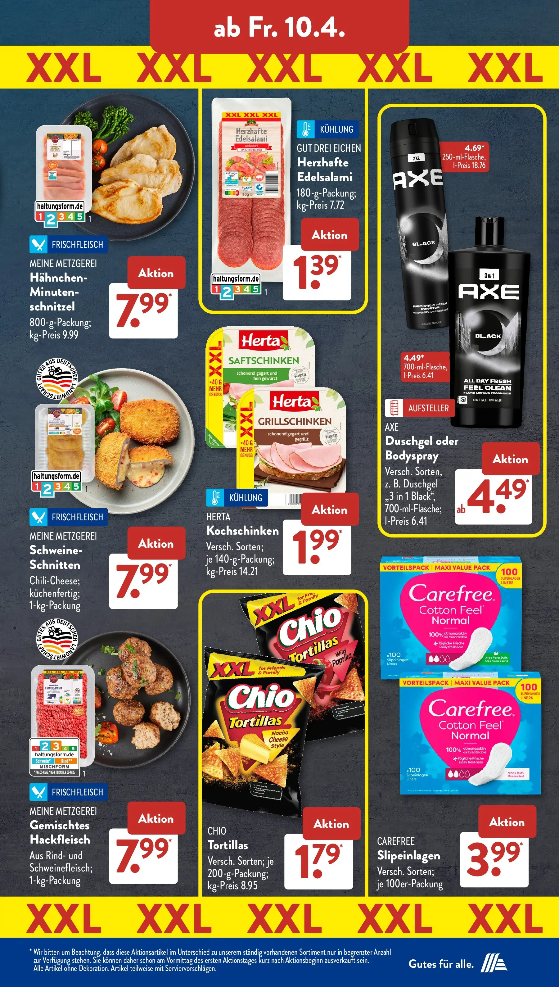 Aldi Süd - Aldi Süd: Wochenangebote (ab 05.04.2026) zum Blättern | Seite: 23 | Produkte: Hahnchen, Duschgel, Paprika, Hackfleisch