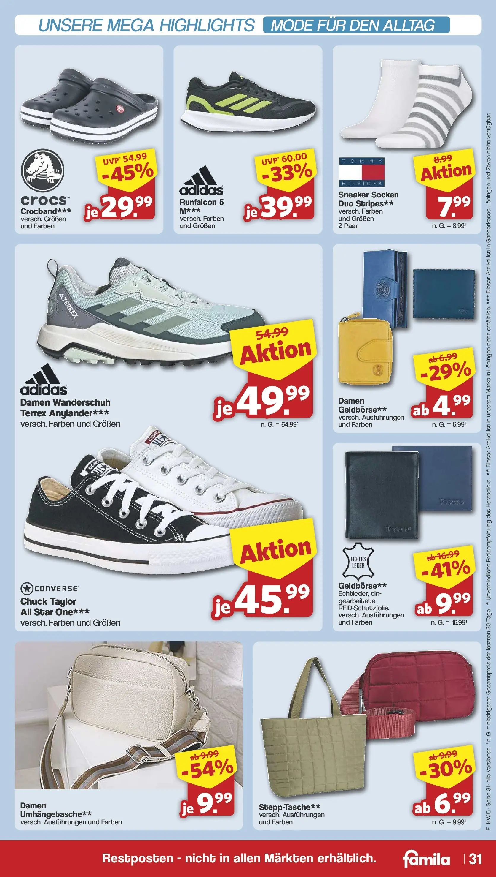 Famila Nordwest Wochenangebote (ab 07.04.2026) zum Blättern | Seite: 34 | Produkte: Socken