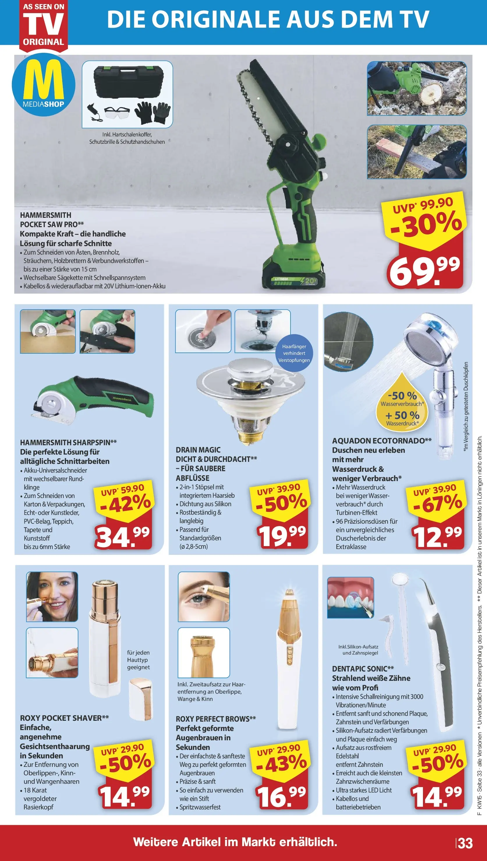 Famila Nordwest Wochenangebote (ab 07.04.2026) zum Blättern | Seite: 36 | Produkte: Wasser, TV