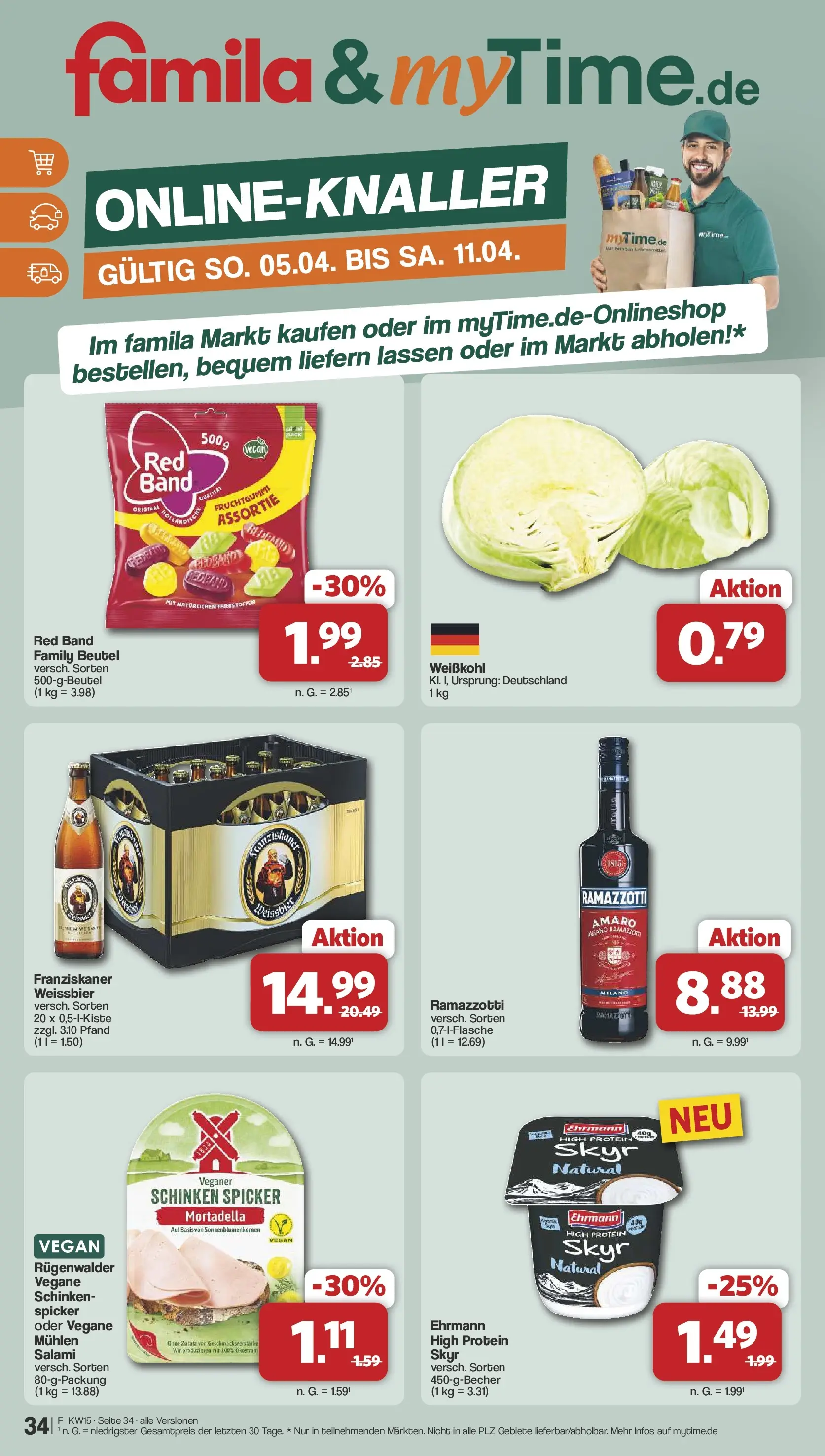 Famila Nordwest Wochenangebote (ab 07.04.2026) zum Blättern | Seite: 37 | Produkte: Franziskaner, Weißbier, Skyr, Ramazzotti