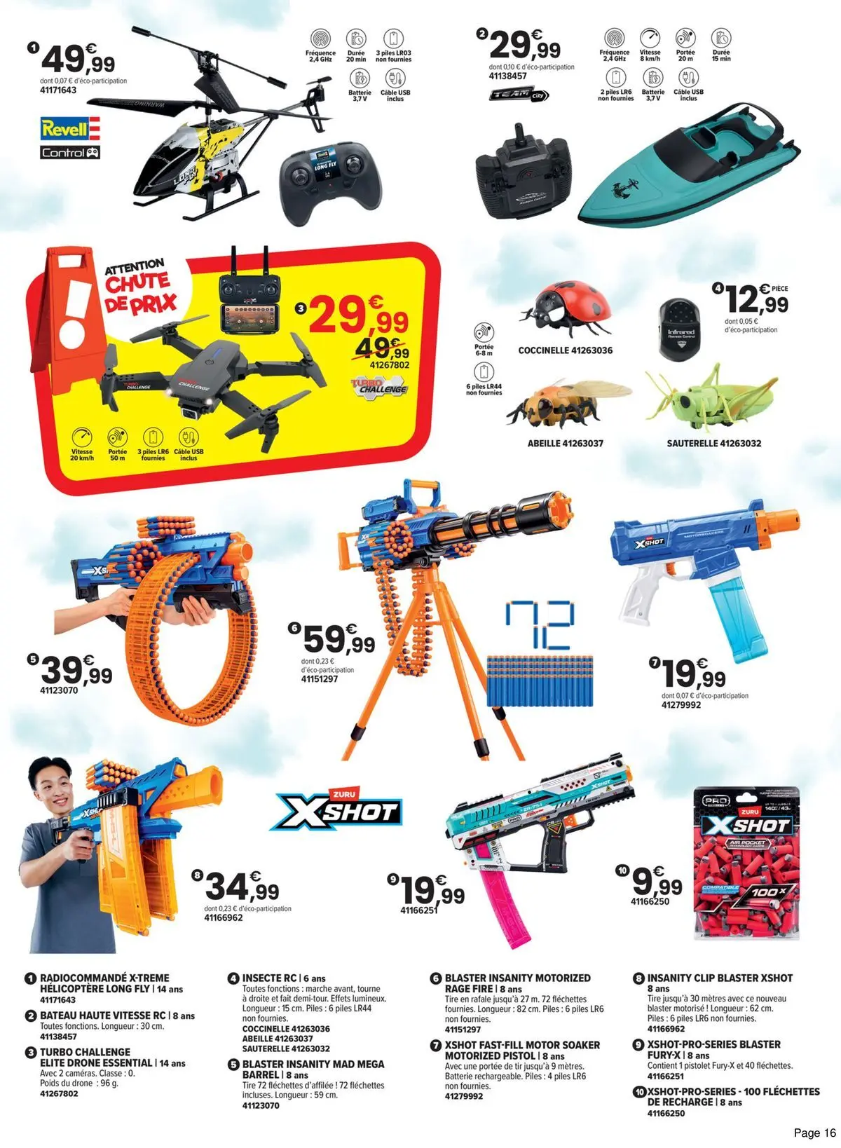 Offres - LE PLEIN AIR VERSION EXTRA 【Avril】 | Page: 16 | Produits: Poids, Batterie, Drone, Piles