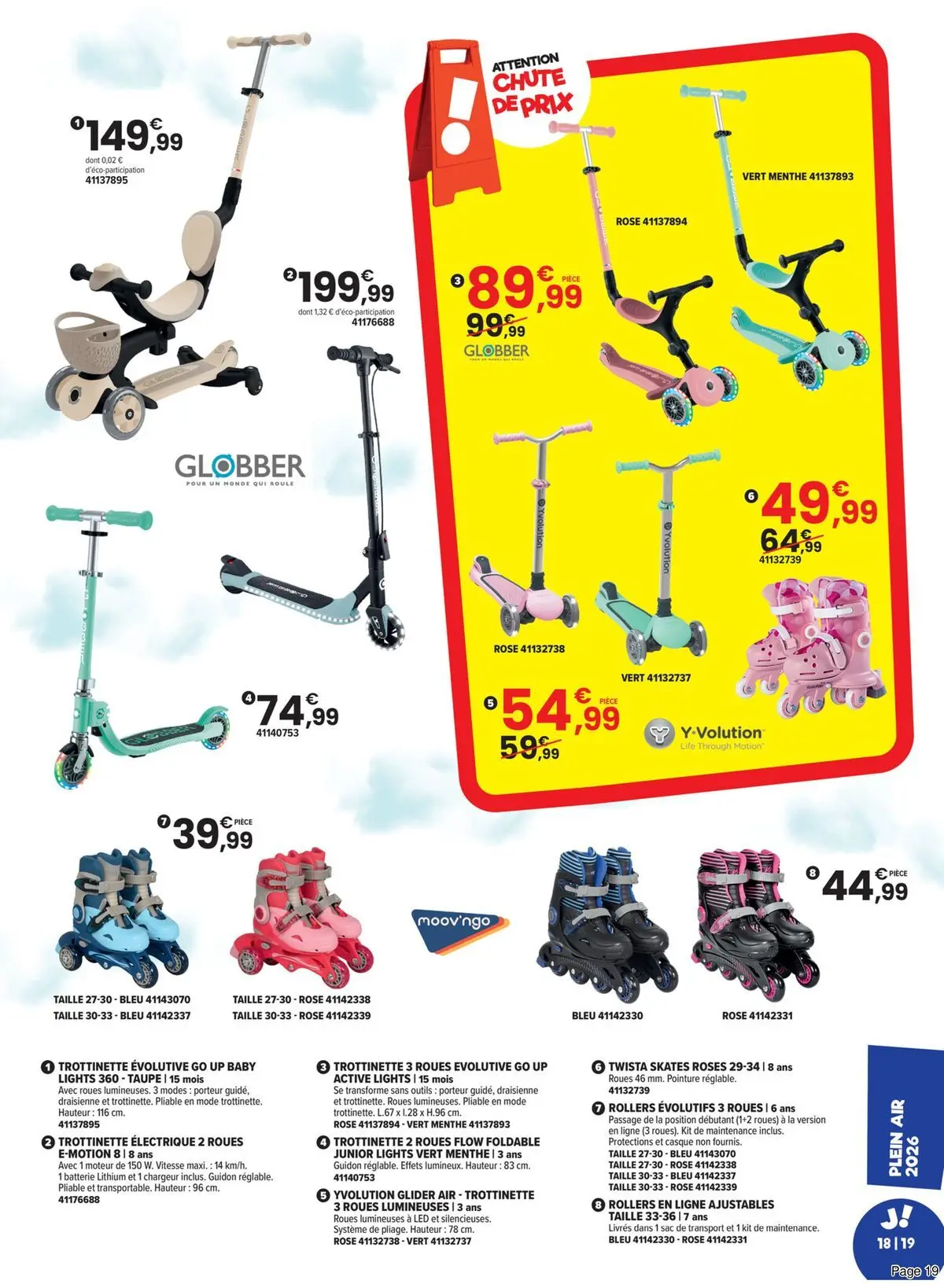 Offres - LE PLEIN AIR VERSION EXTRA 【Avril】 | Page: 19 | Produits: Menthe, Rollers, Sac de transport, Batterie