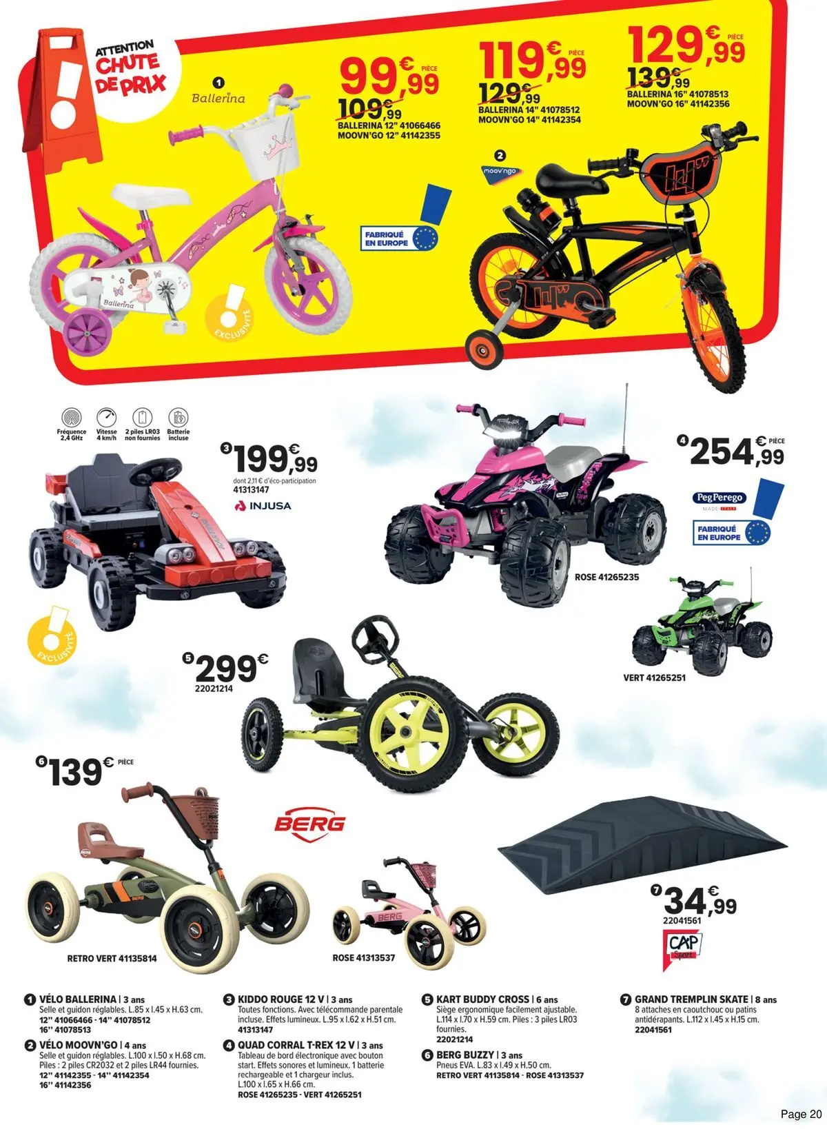 Offres - LE PLEIN AIR VERSION EXTRA 【Avril】 | Page: 20 | Produits: Pneus, Skate, Télécommande, Piles