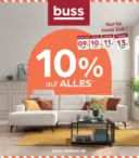 buss - 10 % auf Alles - g&uuml;ltig bis 13.04.2026