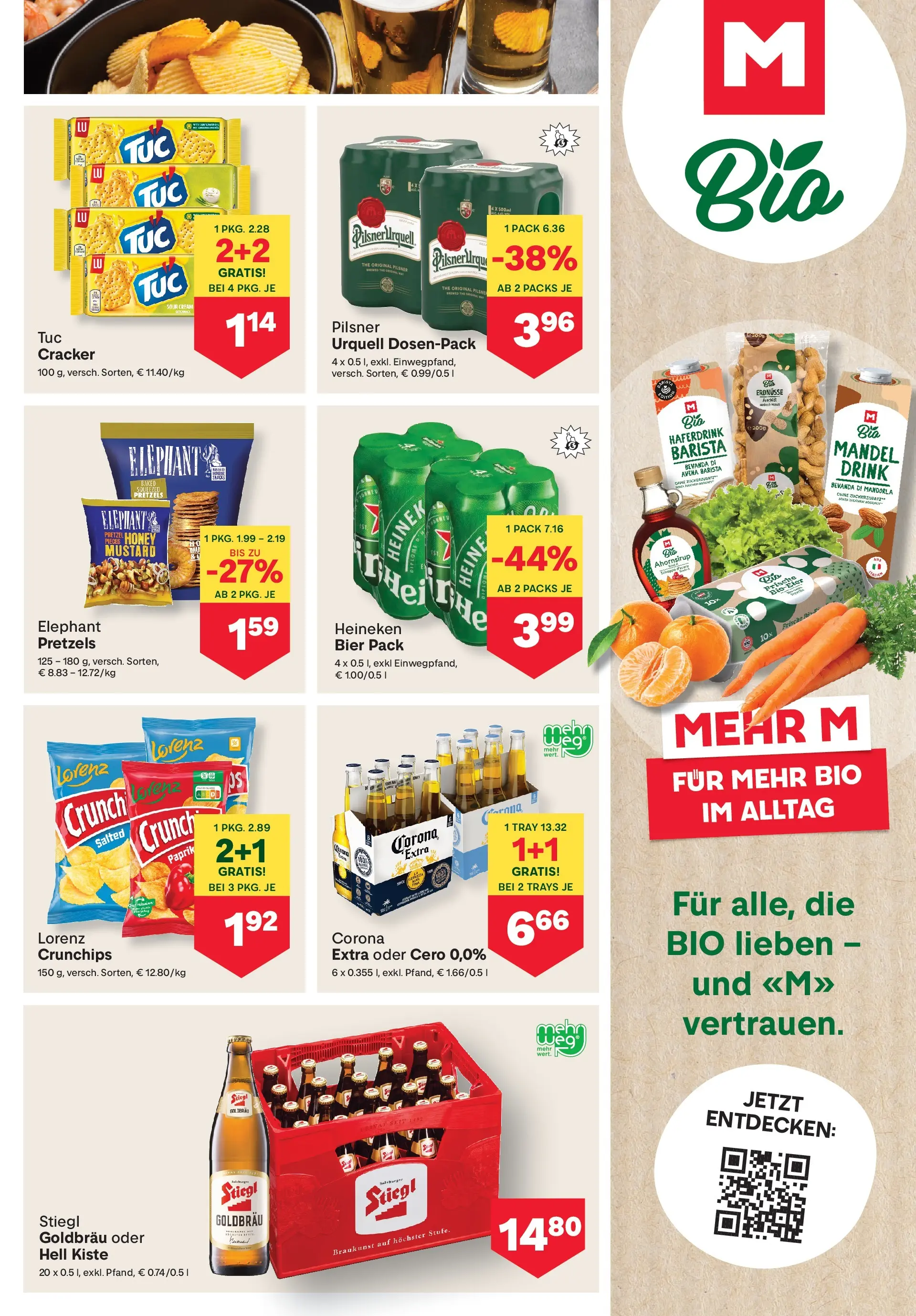 MPREIS Saalbach von 08.04.2026 - Aktuelle Angebote | Seite: 9 | Produkte: Папионка, Bier