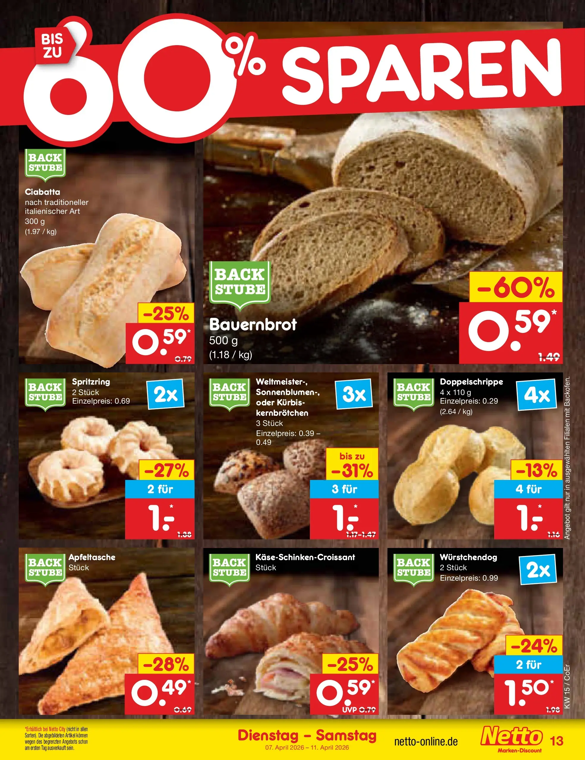 Netto Marken-Discount Prospekt Jena-Lobeda	 (ab 07.04.2026) » Angebote | Seite: 15 | Produkte: Kürbis
