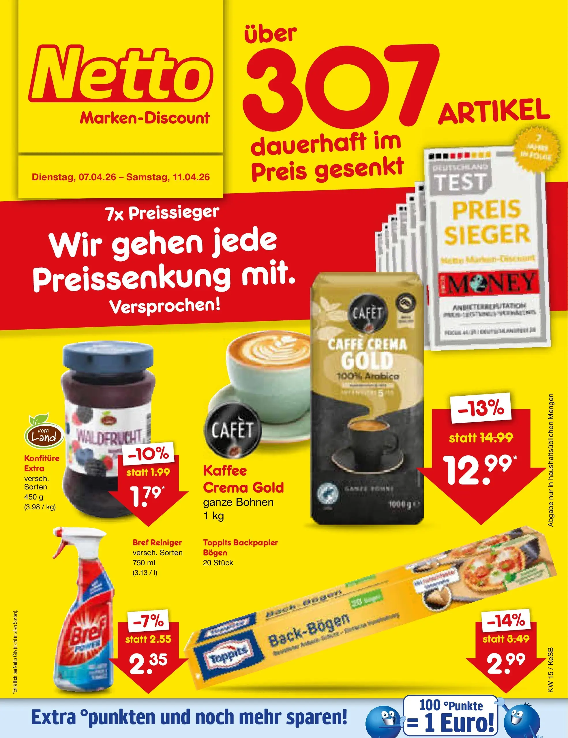 Netto Marken-Discount Prospekt Bonn	 (ab 07.04.2026) » Angebote | Seite: 26 | Produkte: Kaffee